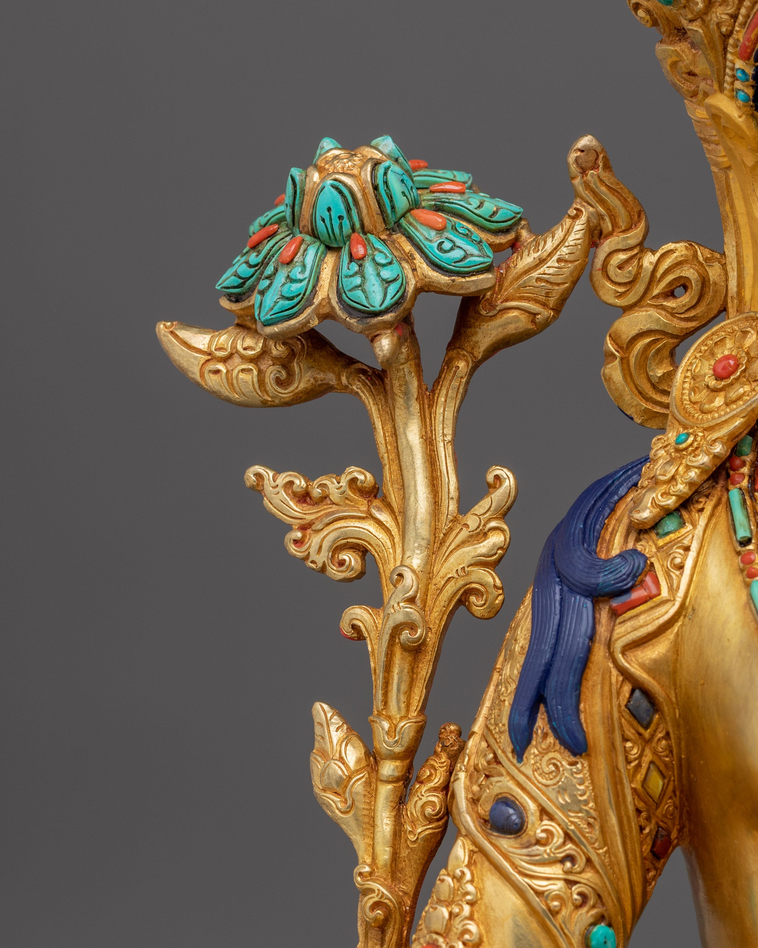 Green Tara Handmade Statue: Mother of Liberation