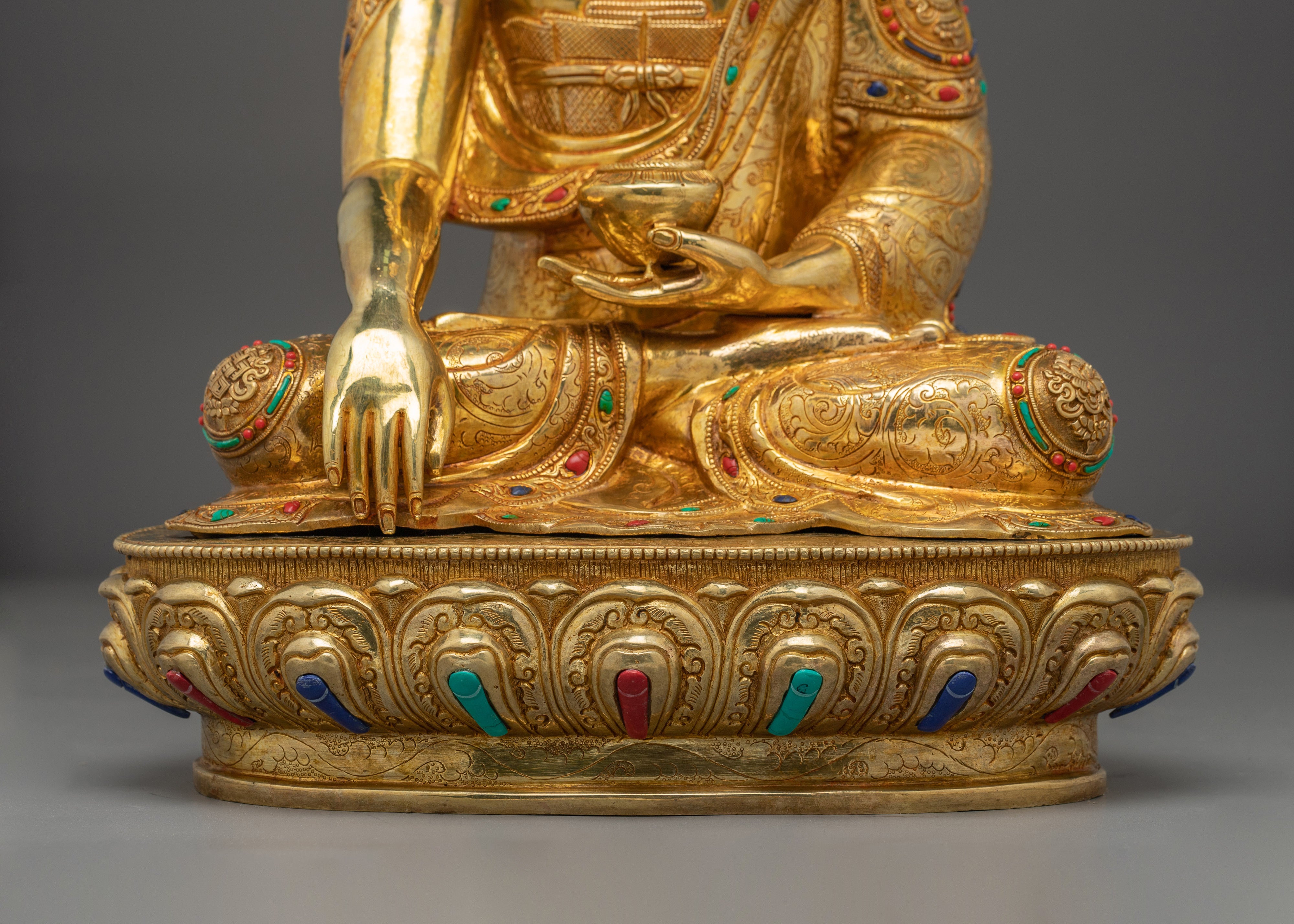 Shakyamuni Buddha Art, Wisdom Guide | Himalayan Nepali Crafted Icon