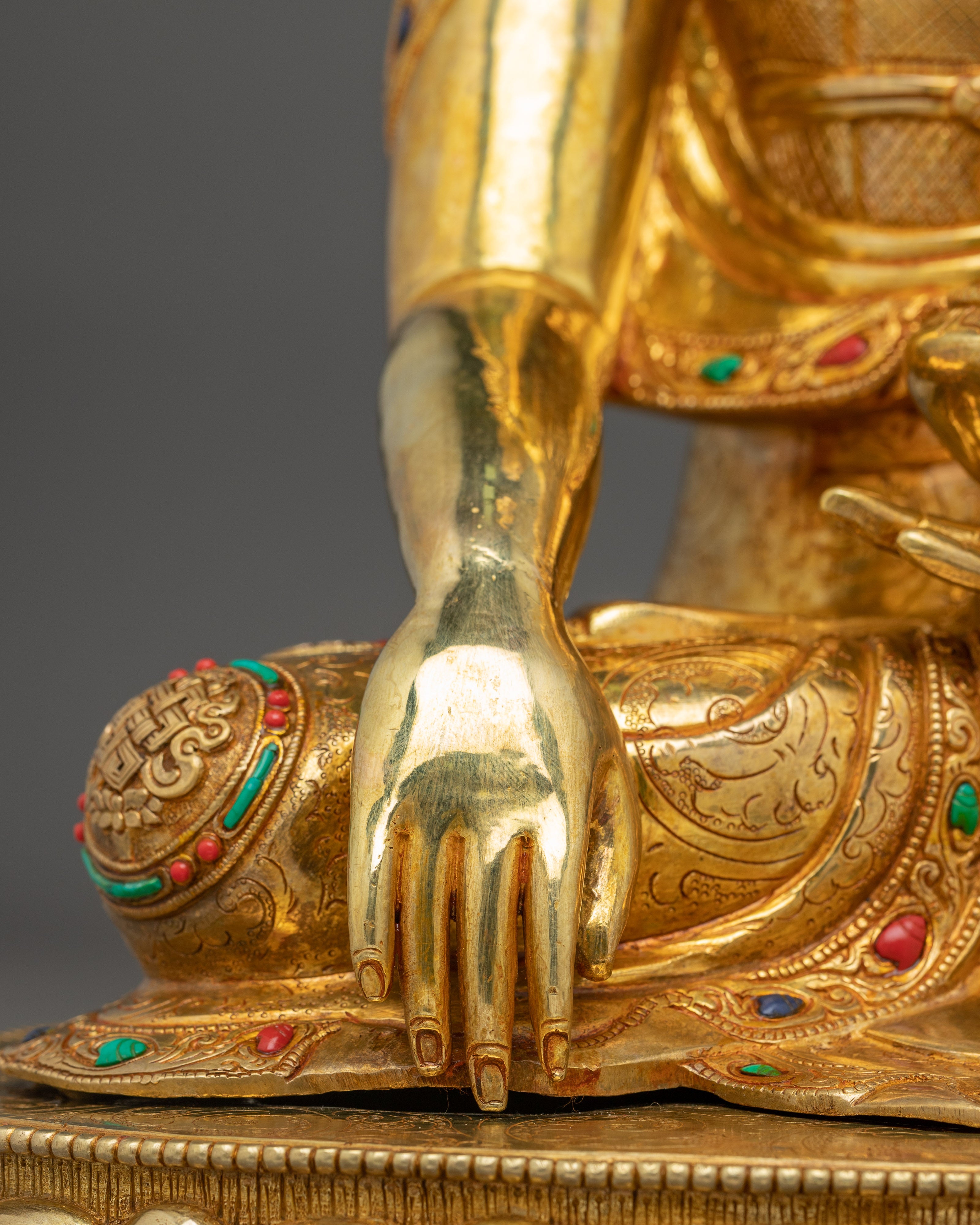 Shakyamuni Buddha Art, Wisdom Guide | Himalayan Nepali Crafted Icon