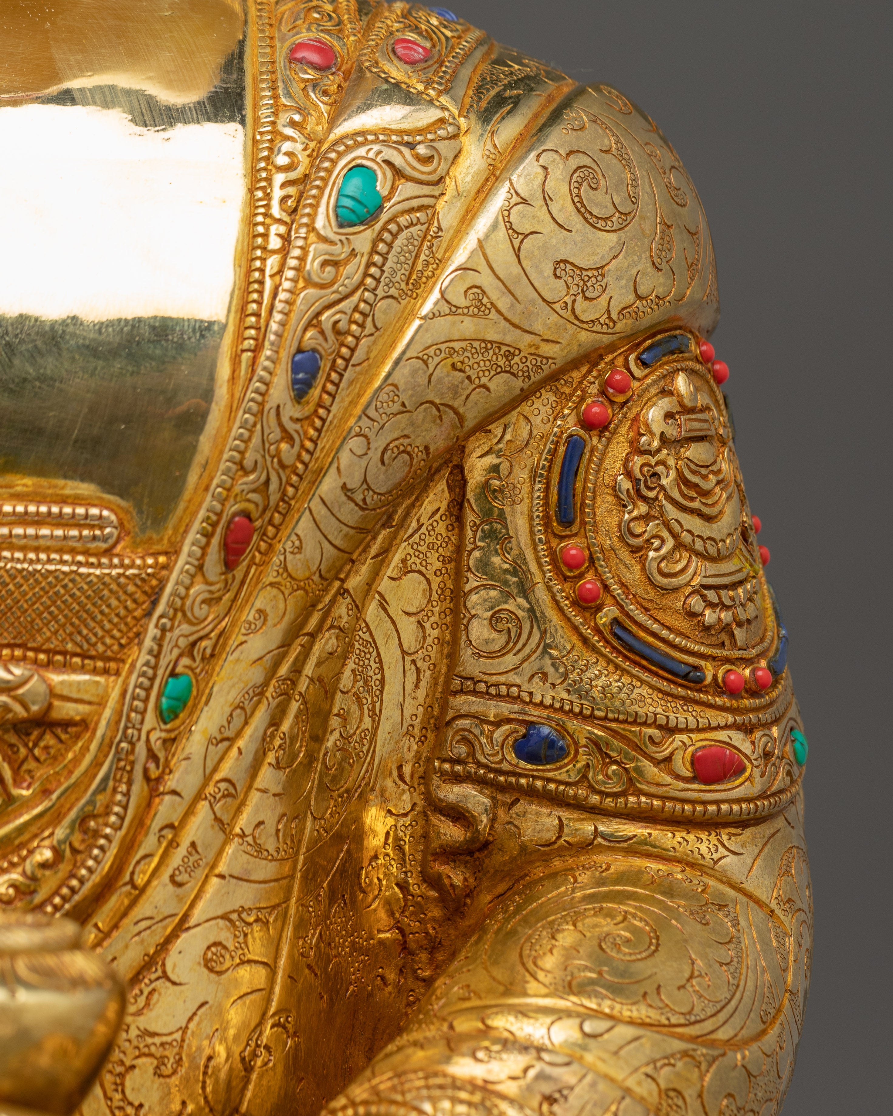 Shakyamuni Buddha Art, Wisdom Guide | Himalayan Nepali Crafted Icon