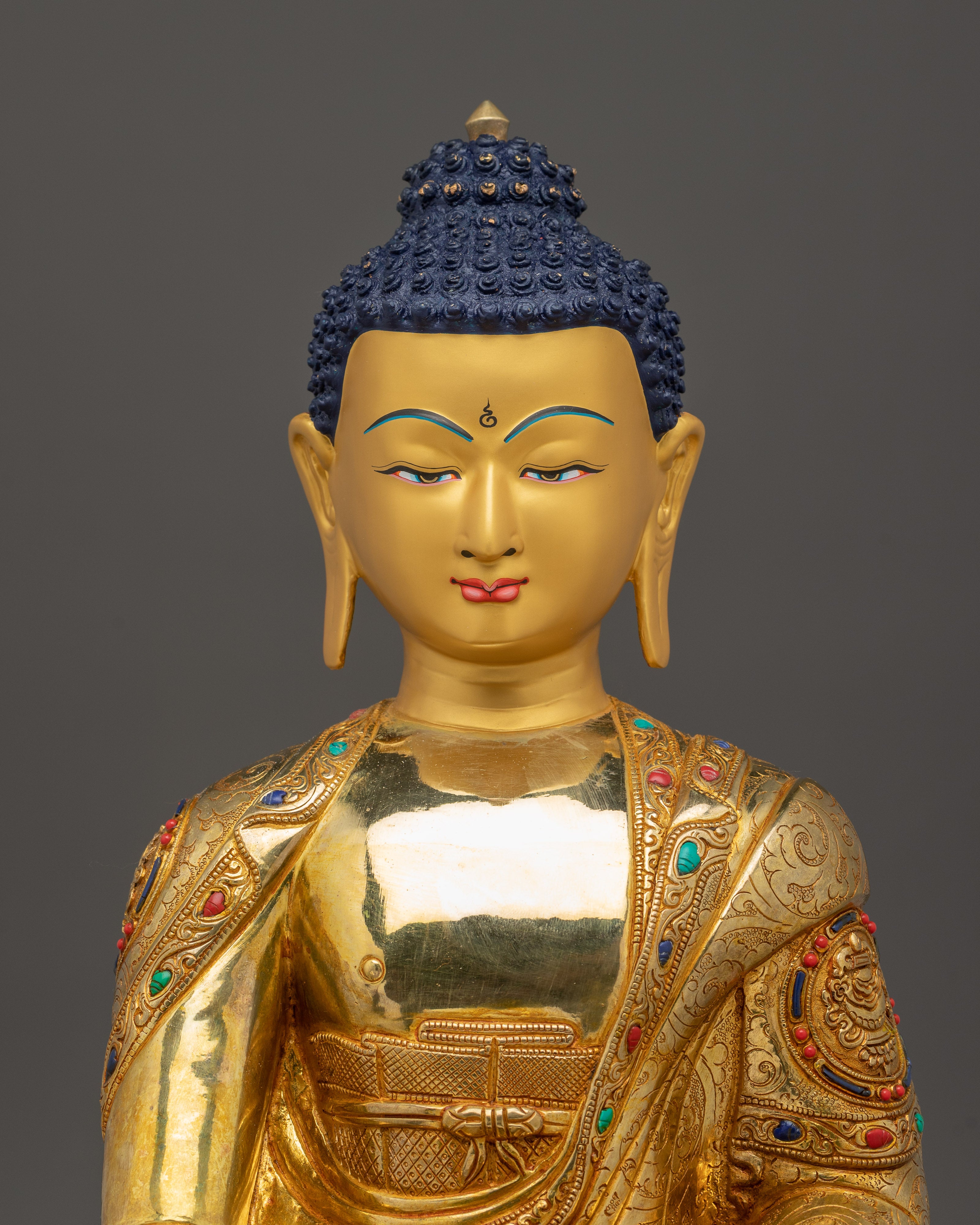 Shakyamuni Buddha Art, Wisdom Guide | Himalayan Nepali Crafted Icon