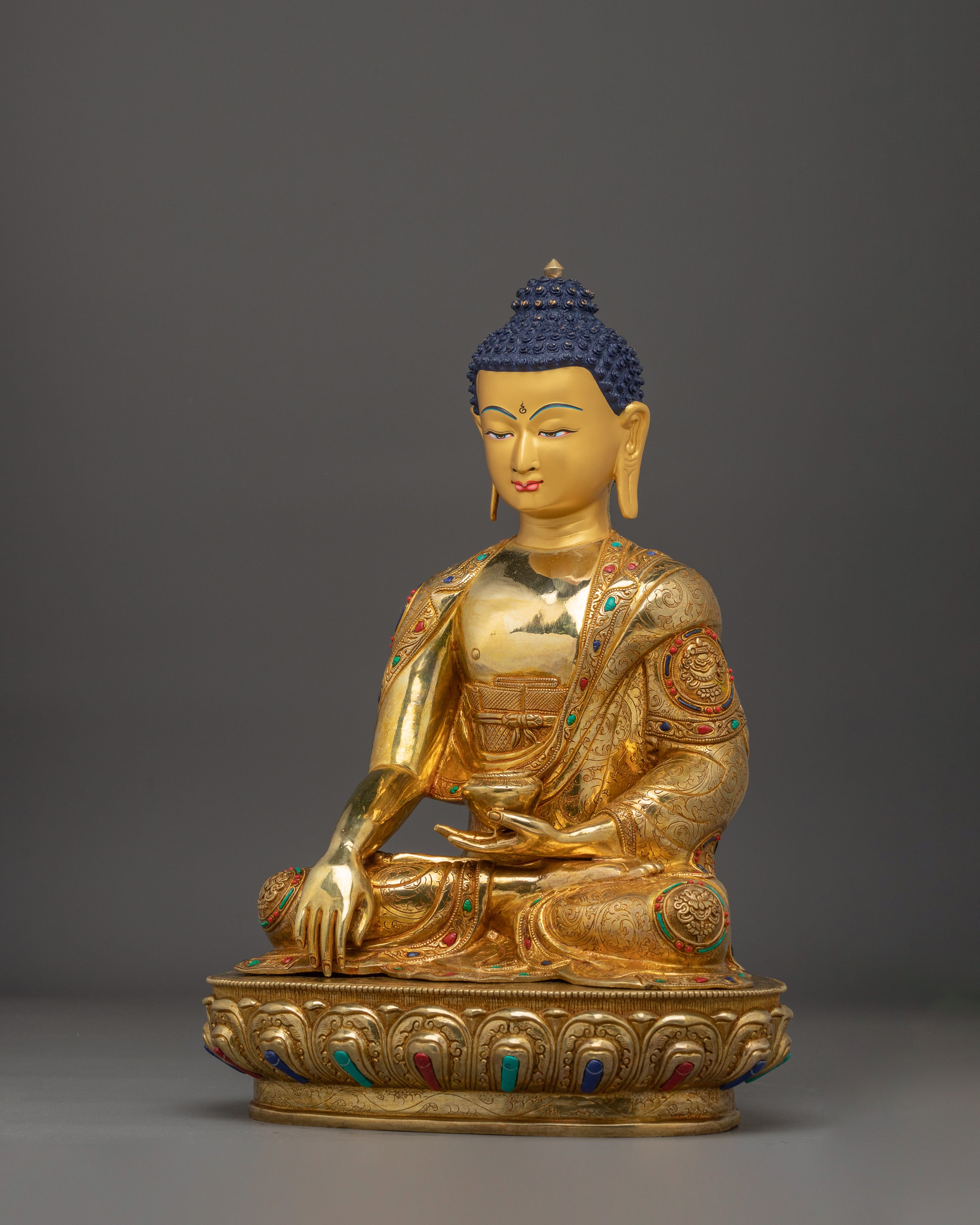 Shakyamuni Buddha Art, Wisdom Guide | Himalayan Nepali Crafted Icon