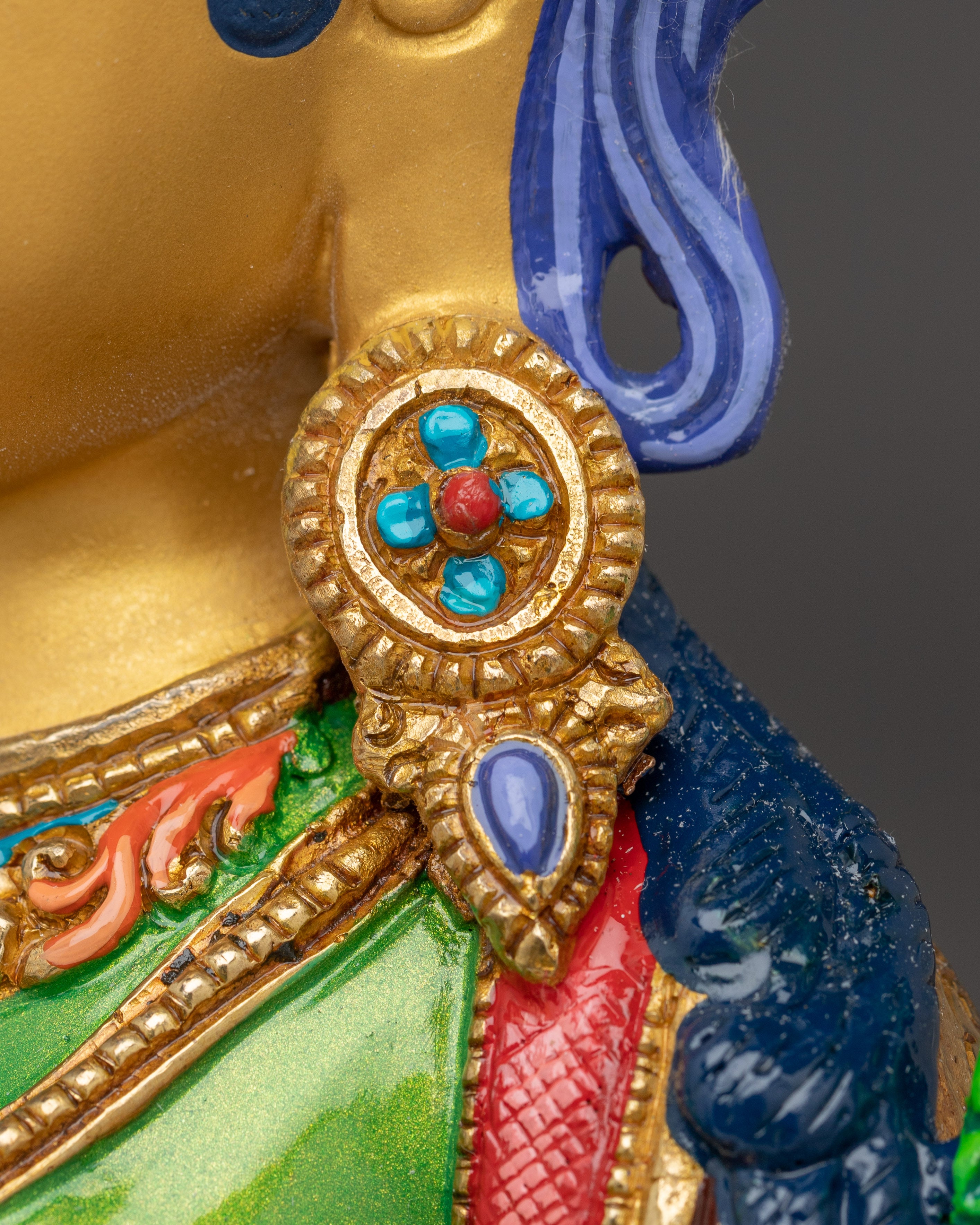 Green Tara Artwork, Divine Icon | Nepali Crafted Himalayan Statue