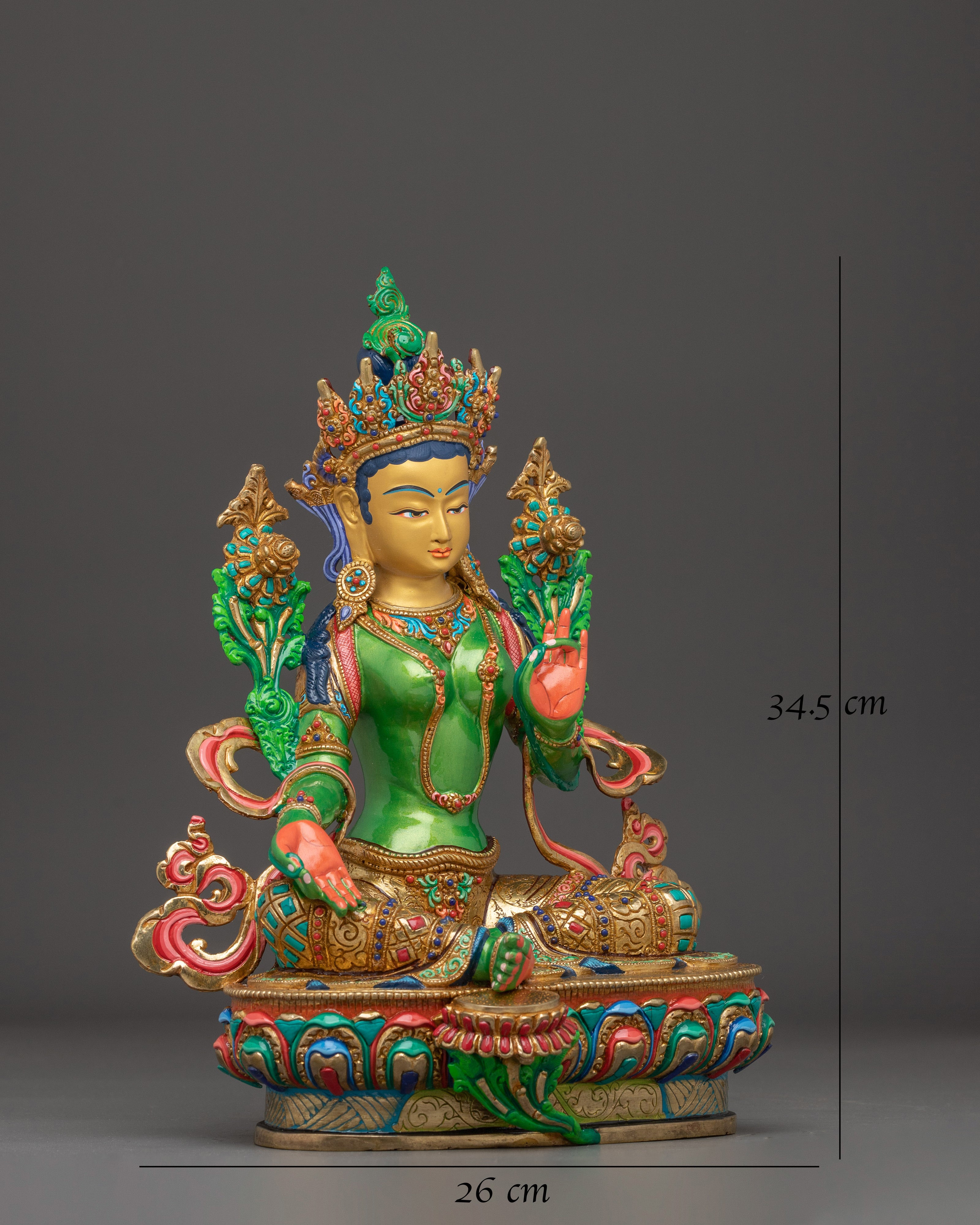 Green Tara Artwork, Divine Icon