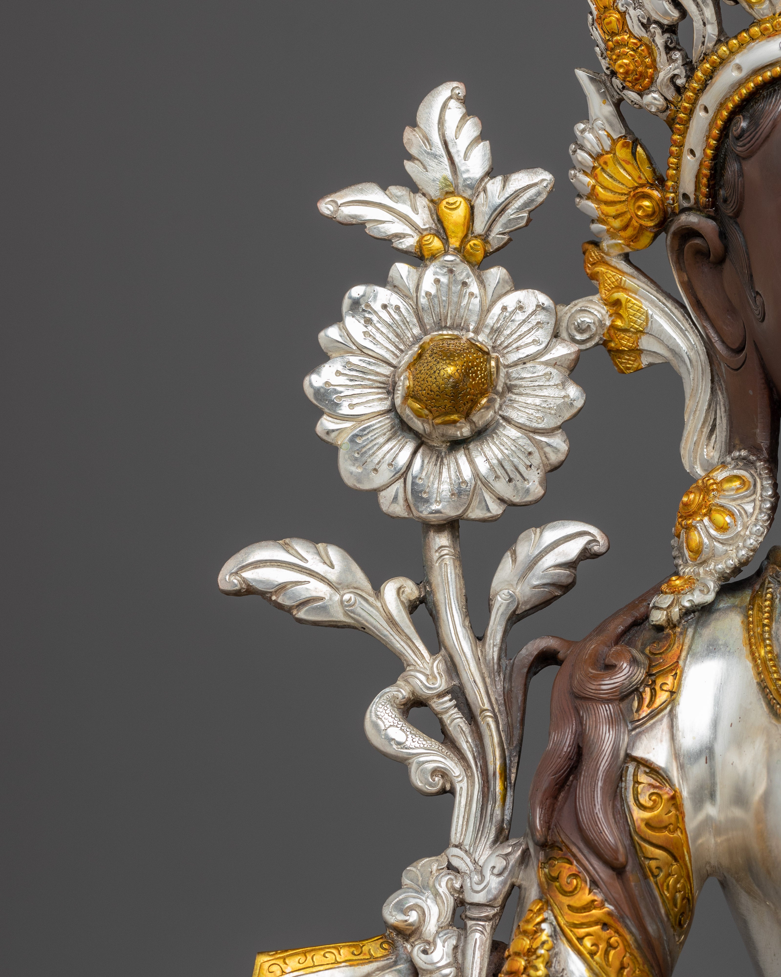 Figurine of Sita Tara Goddess | White Tara - Tibetan Healing Deity