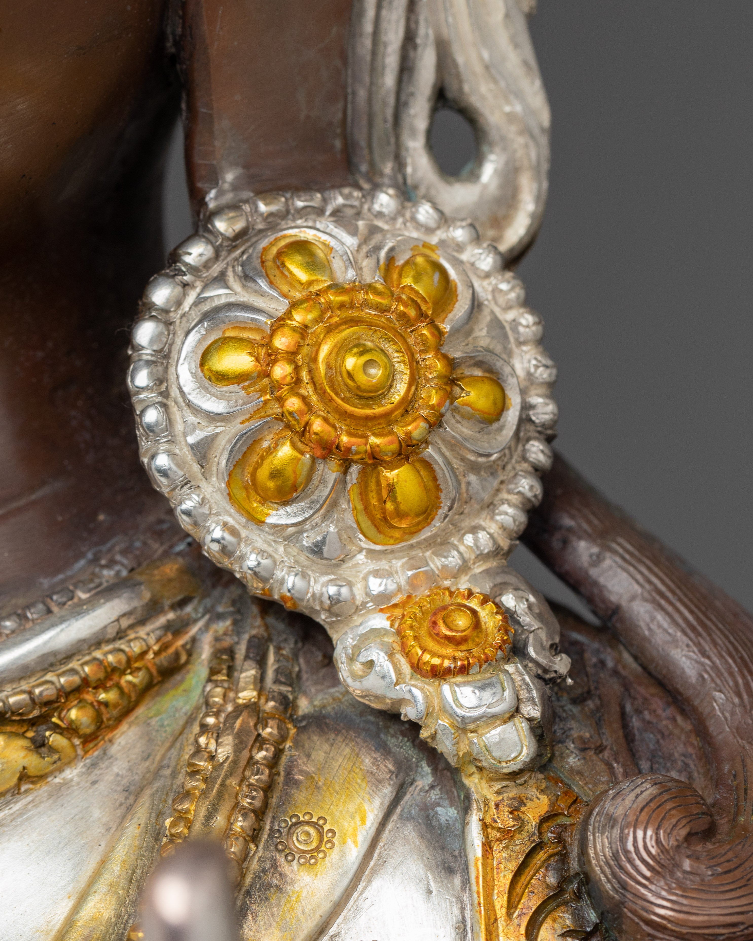 Figurine of Sita Tara Goddess | White Tara - Tibetan Healing Deity