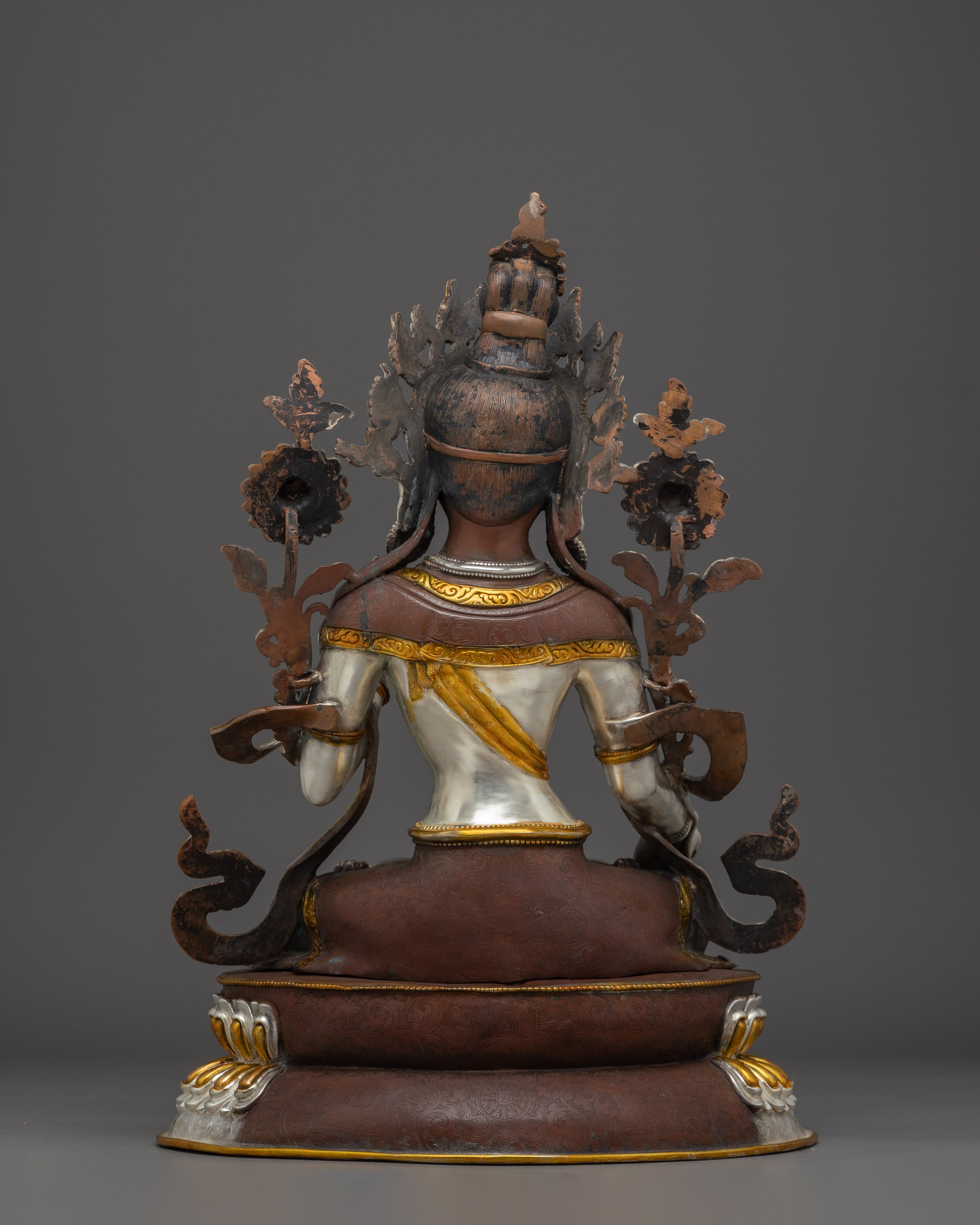 Figurine of Sita Tara Goddess | White Tara - Tibetan Healing Deity