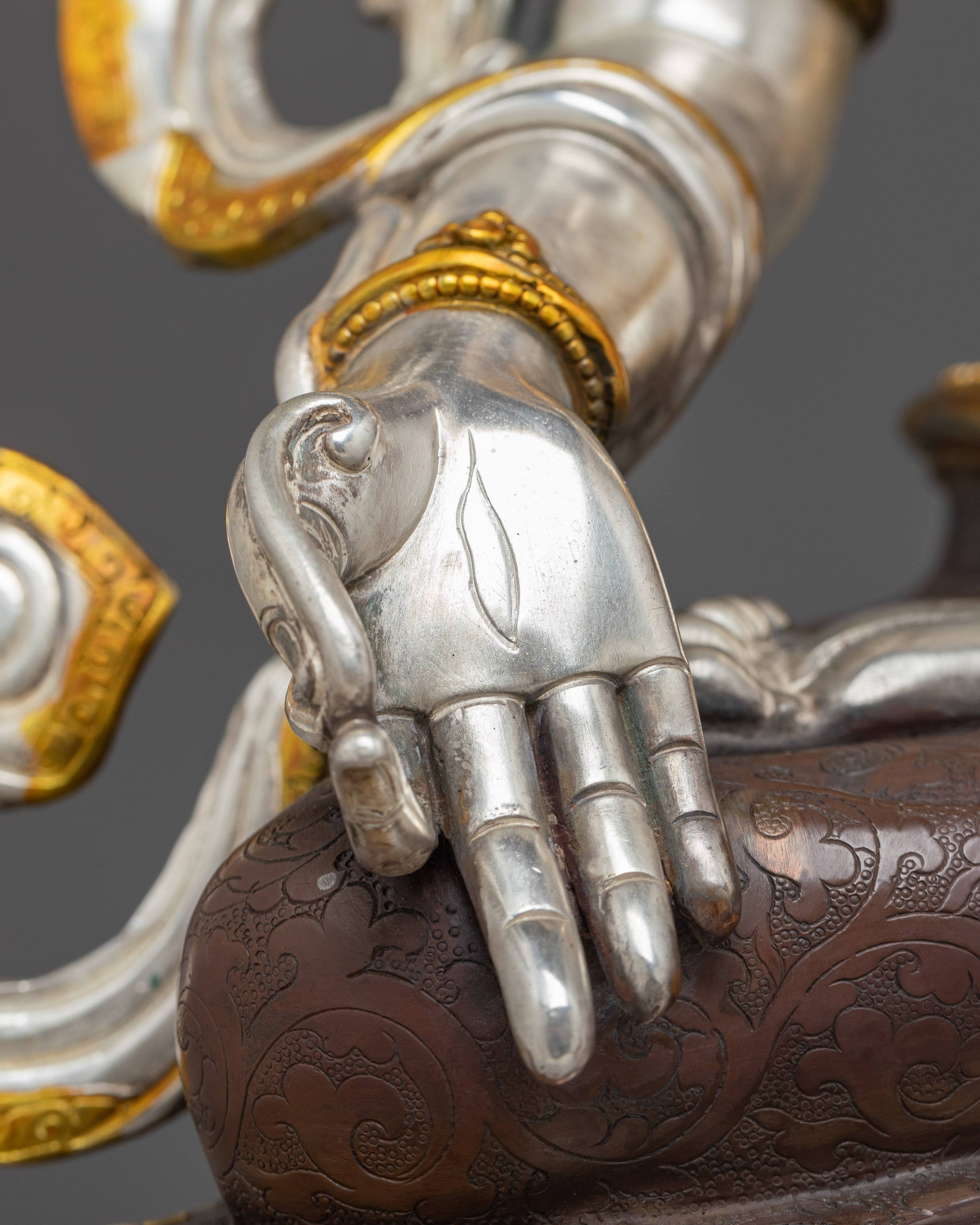 Figurine of Sita Tara Goddess | White Tara - Tibetan Healing Deity