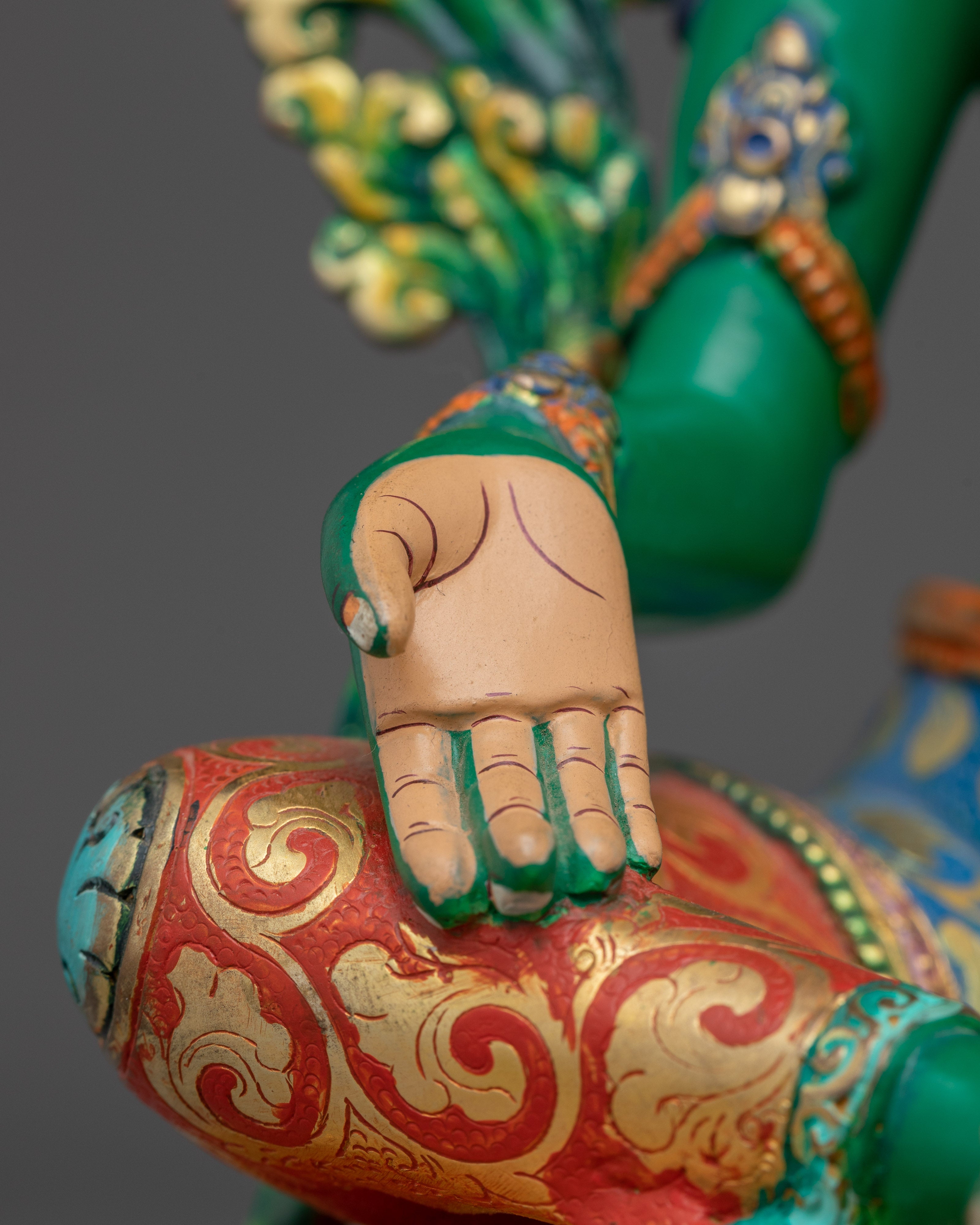 Artwork of Green Tara: Mother of Liberation