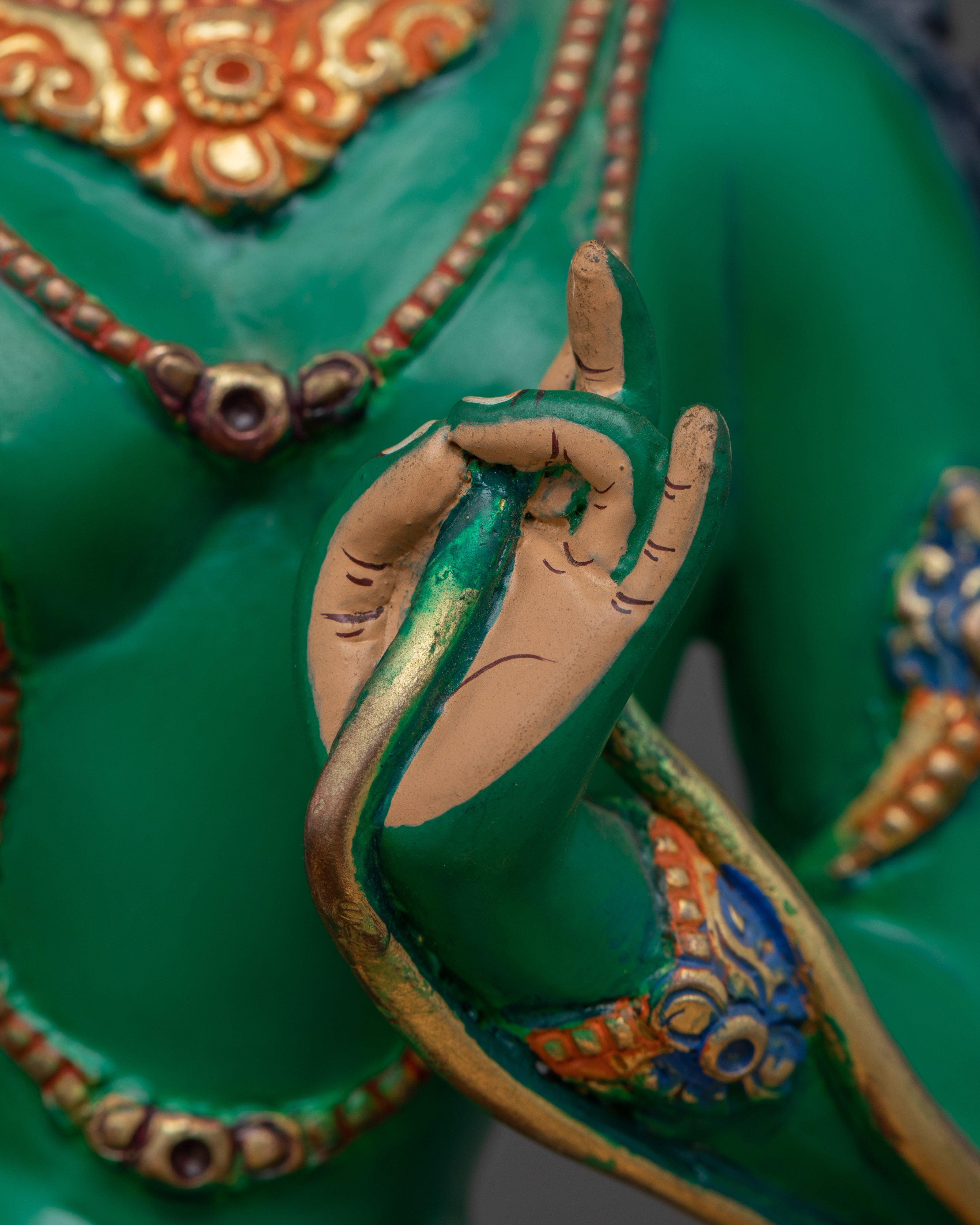 Artwork of Green Tara: Mother of Liberation