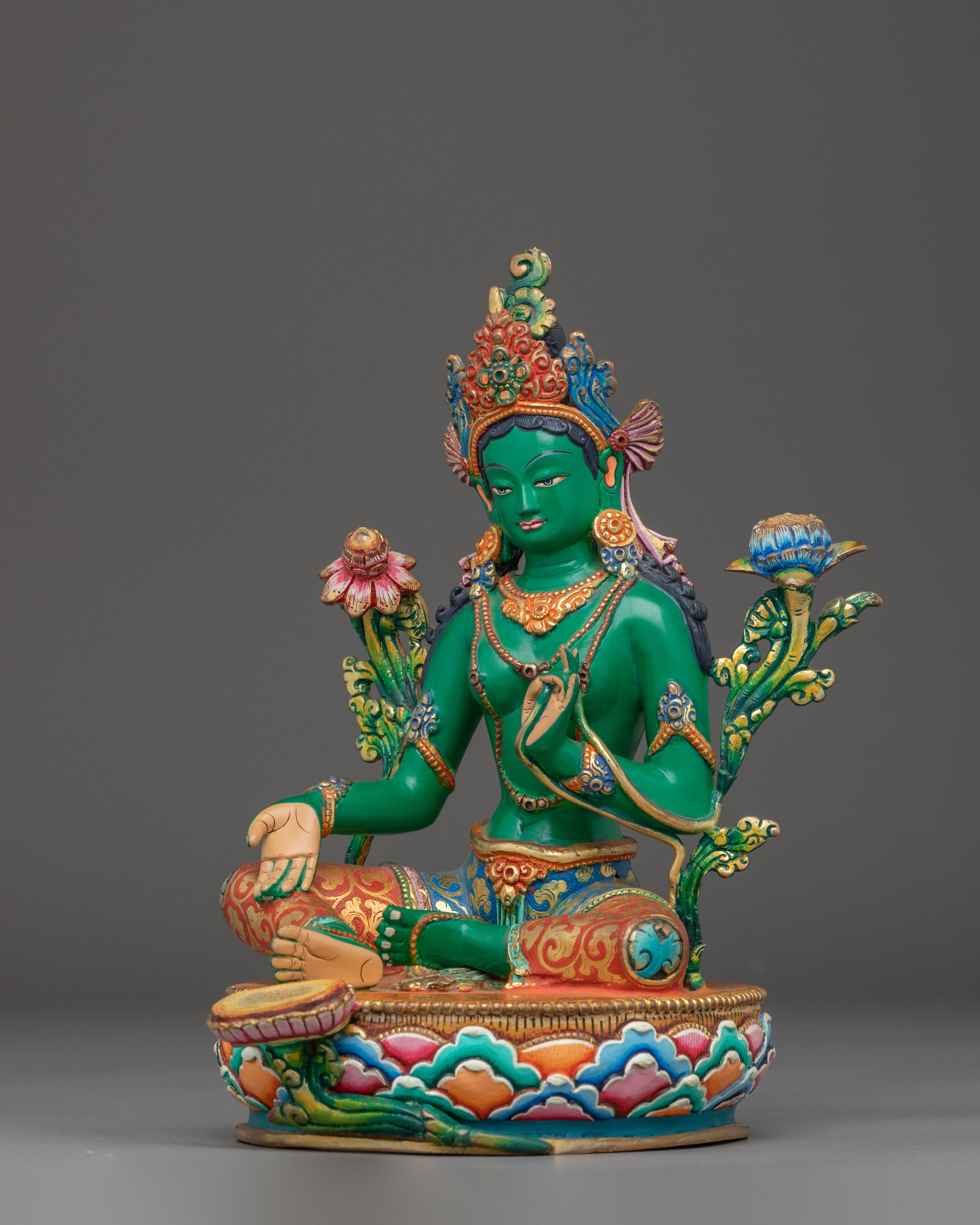 Artwork of Green Tara: Mother of Liberation
