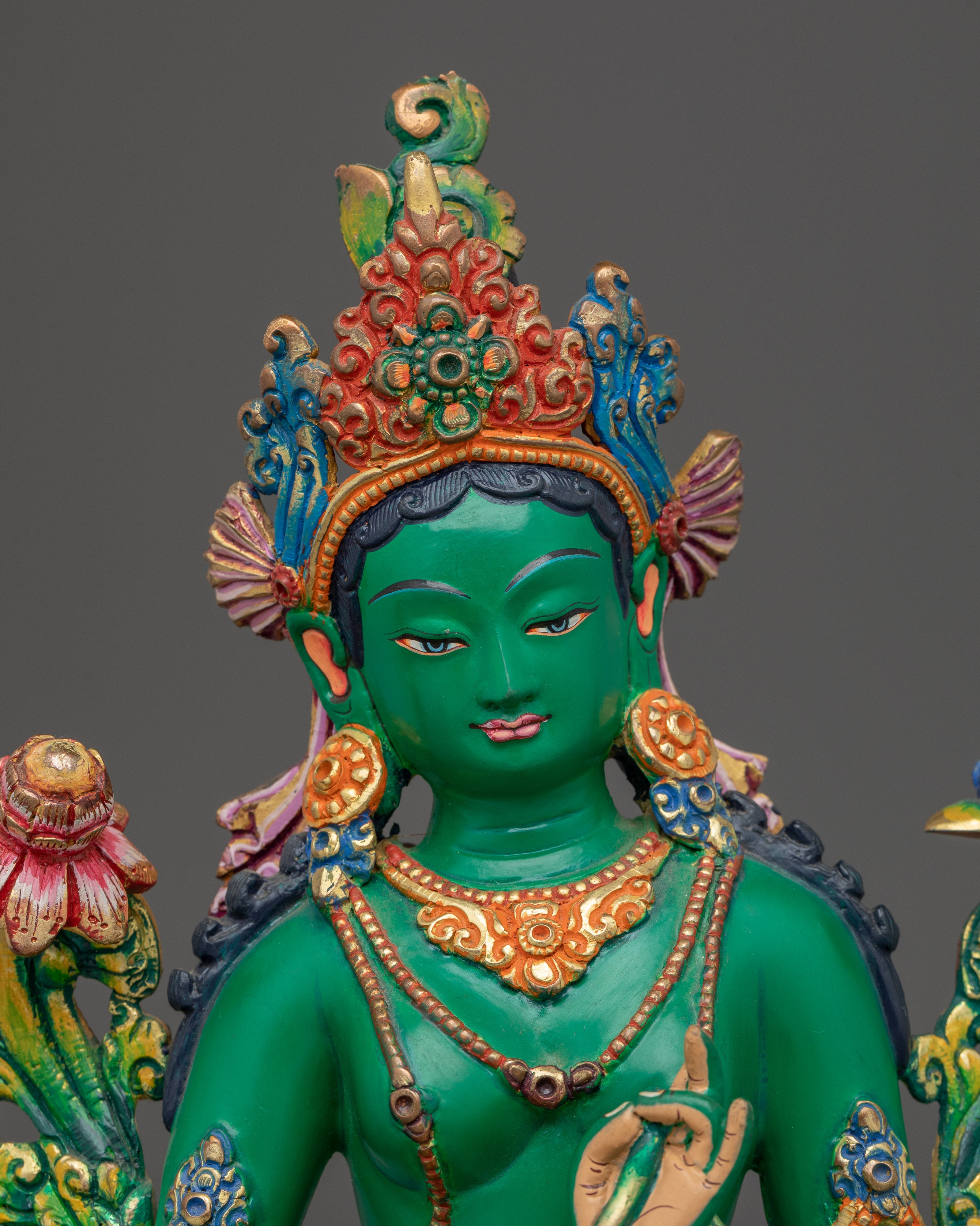 Artwork of Green Tara: Mother of Liberation