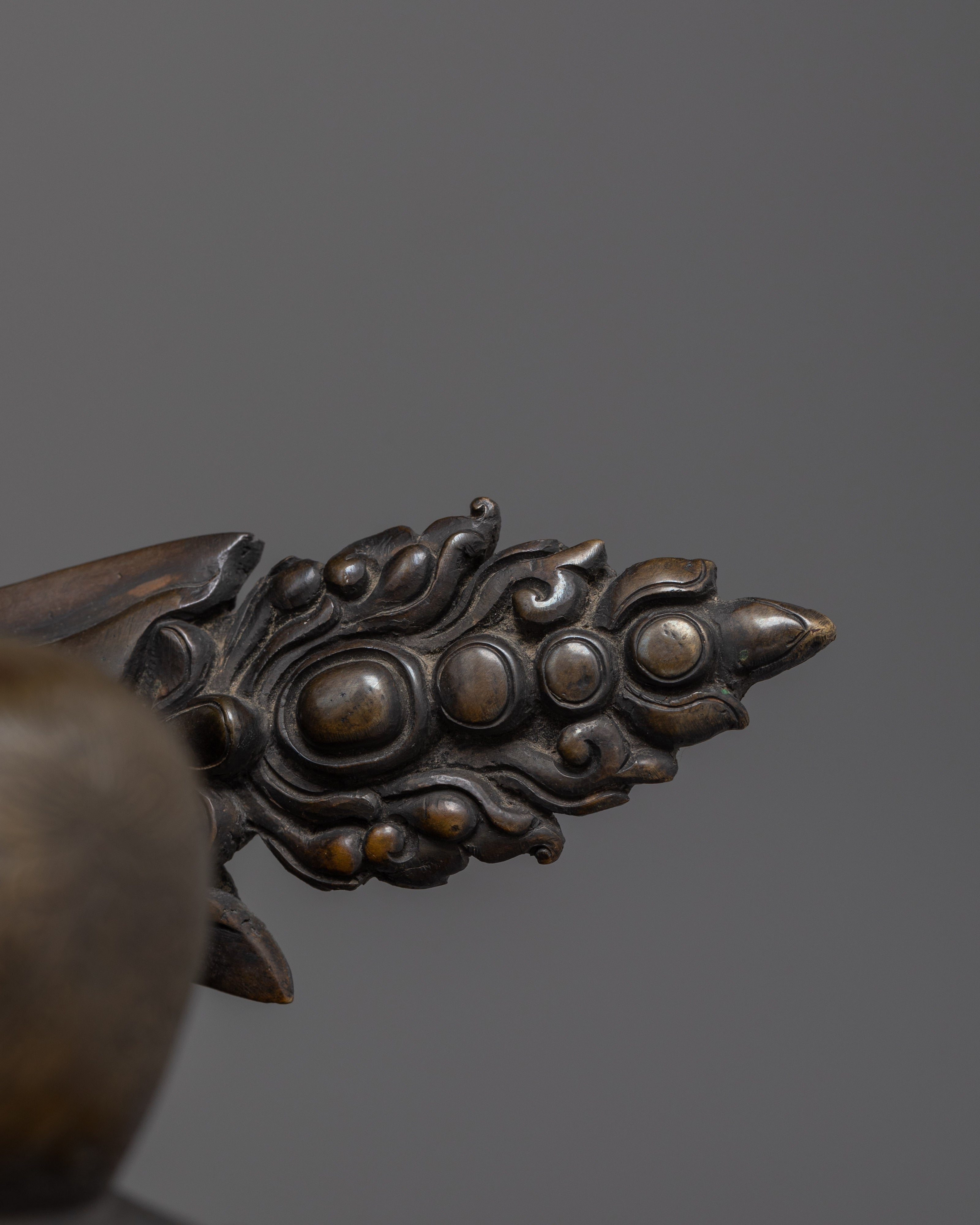 Vajrasattva Oxidized Copper Artwork - Symbol of Spiritual Enlightenment