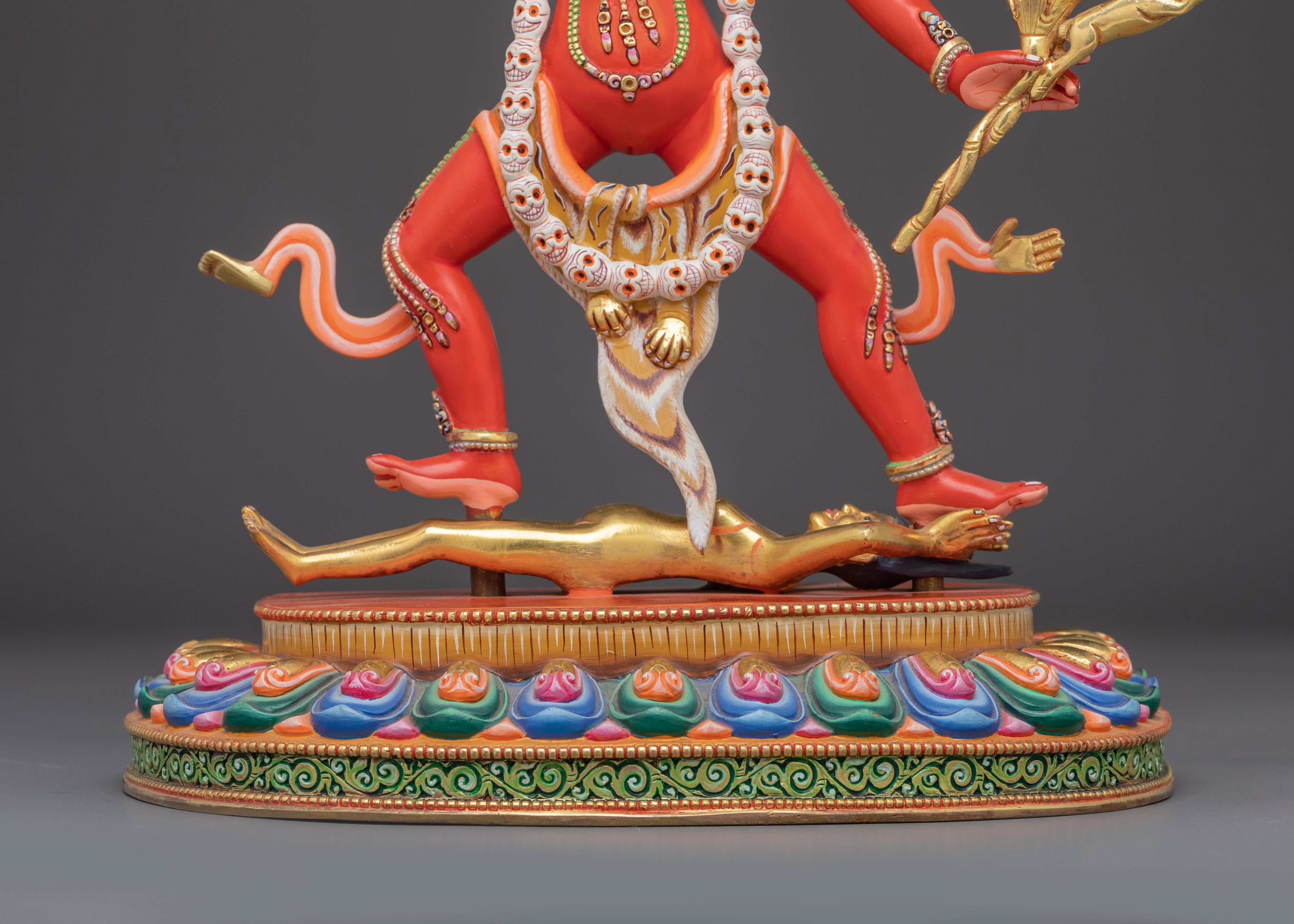 Handmade Ekajati Statue: One-Eyed Tibetan Protector Deity