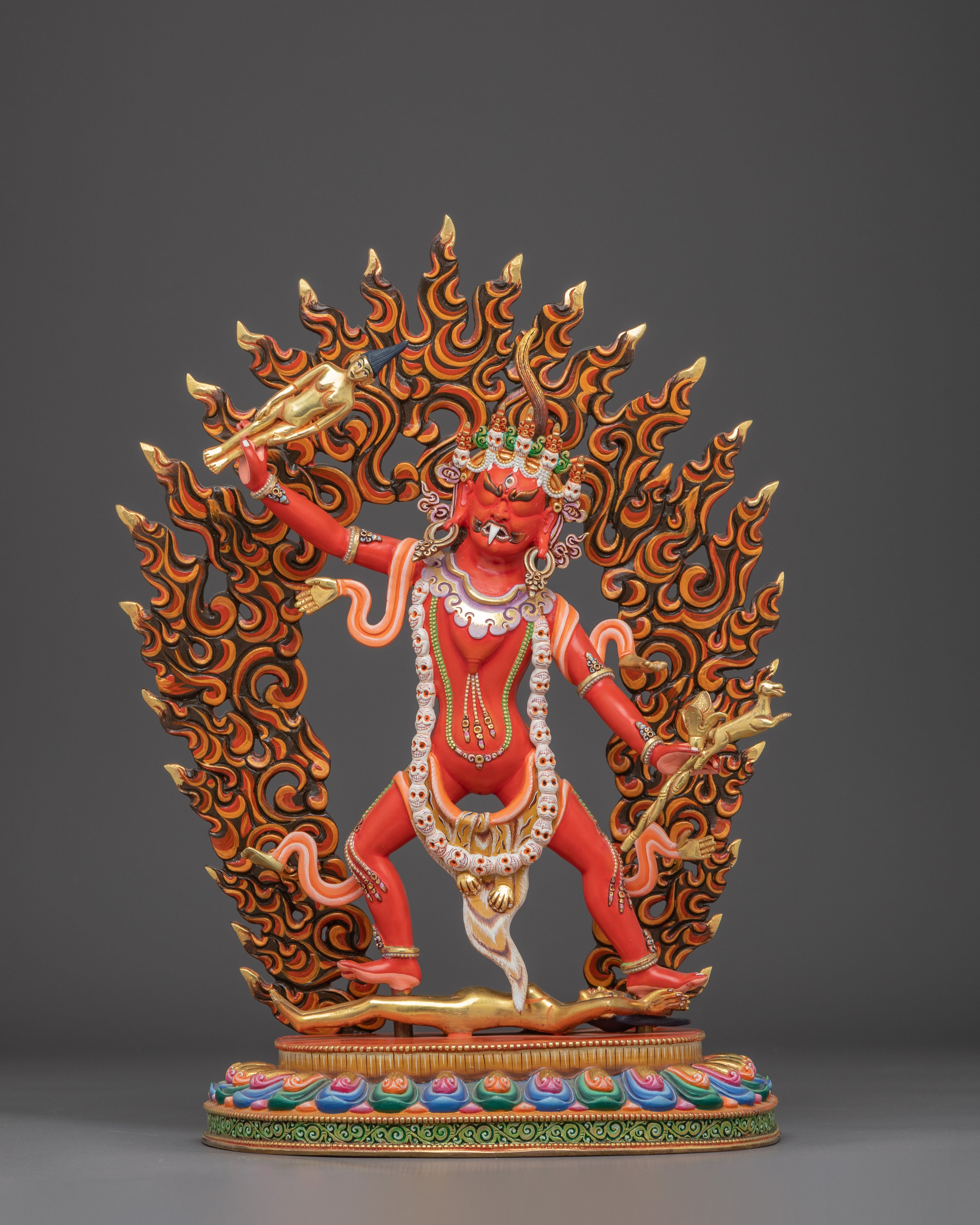 Handmade Ekajati Statue: One-Eyed Tibetan Protector Deity