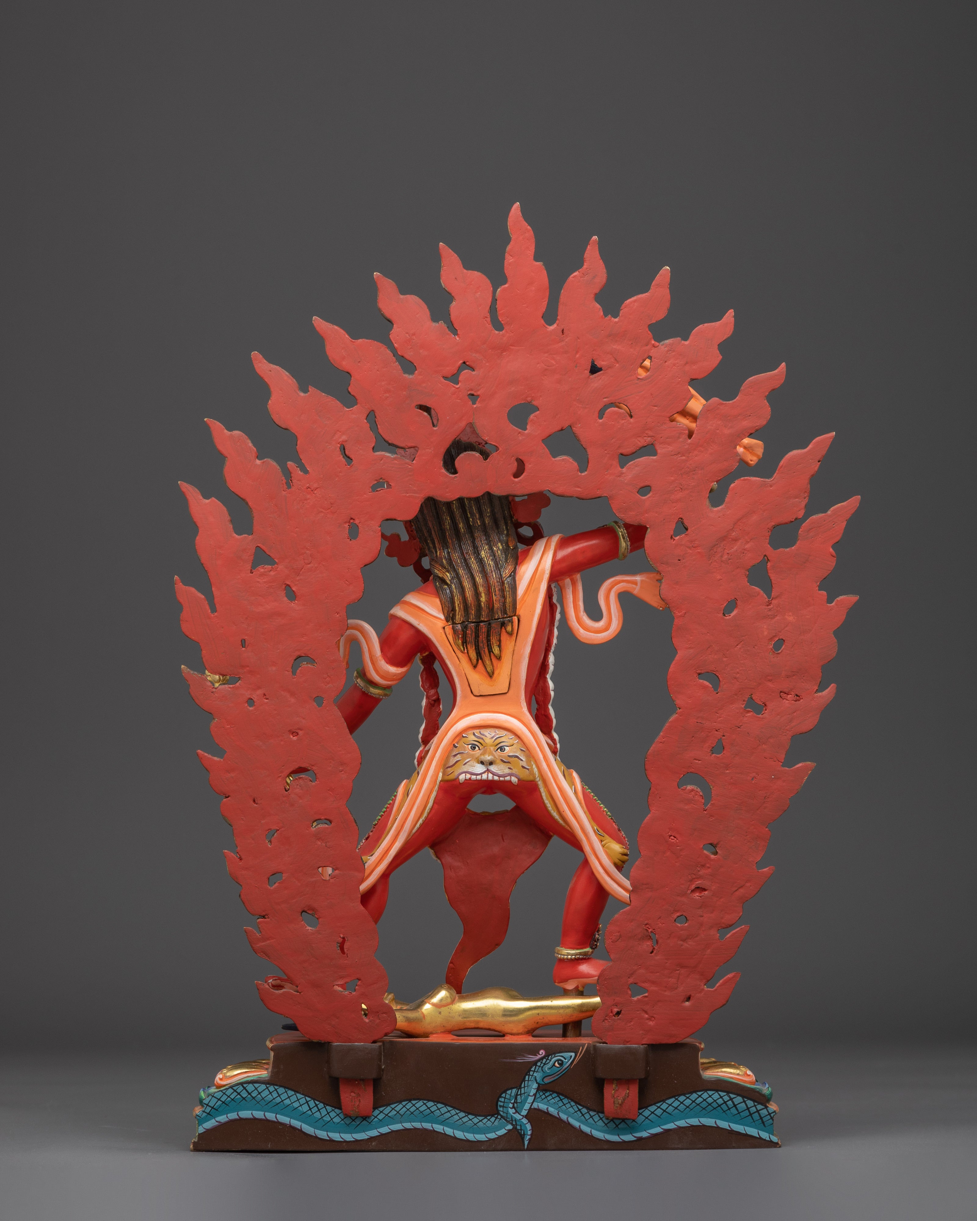Handmade Ekajati Statue: One-Eyed Tibetan Protector Deity