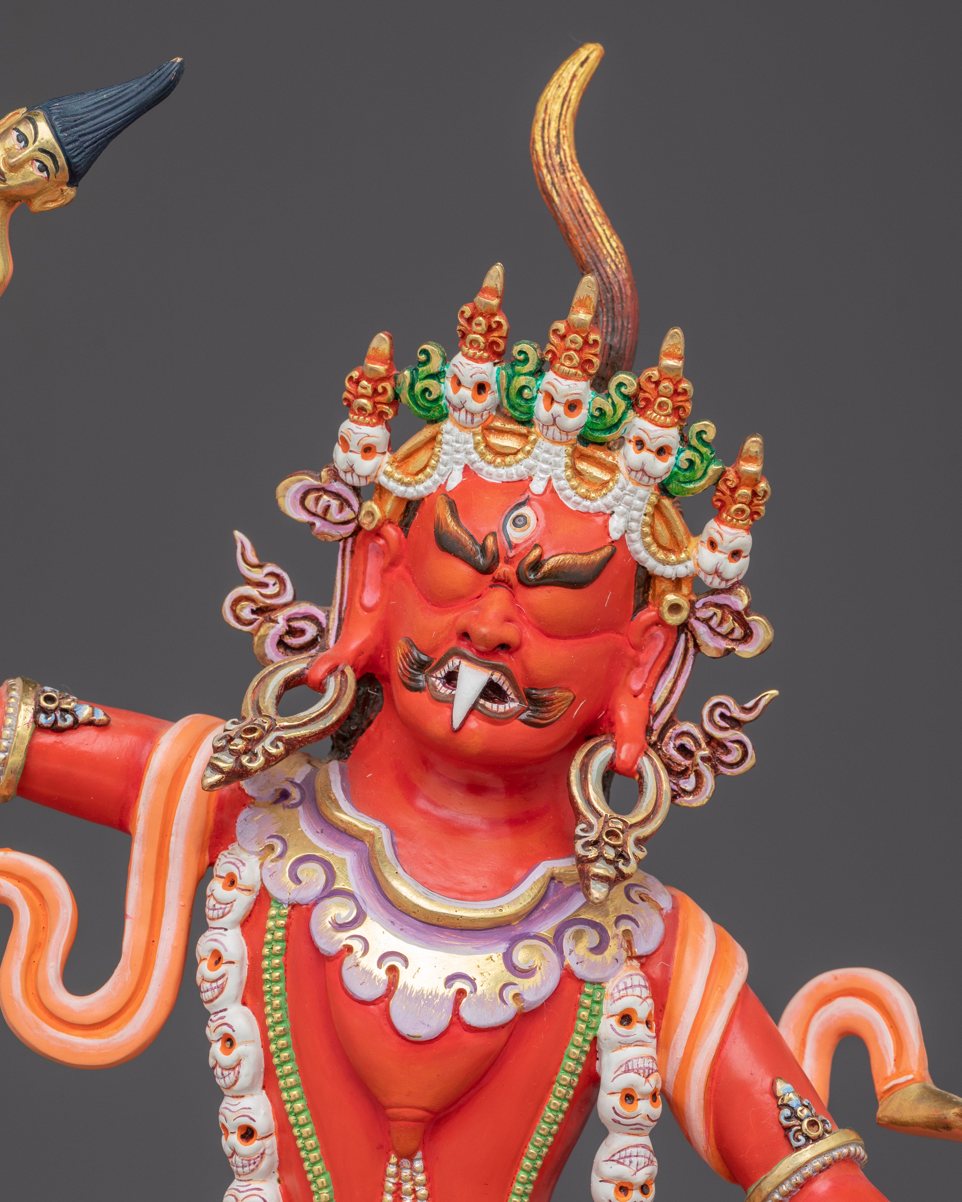 Handmade Ekajati Statue: One-Eyed Tibetan Protector Deity
