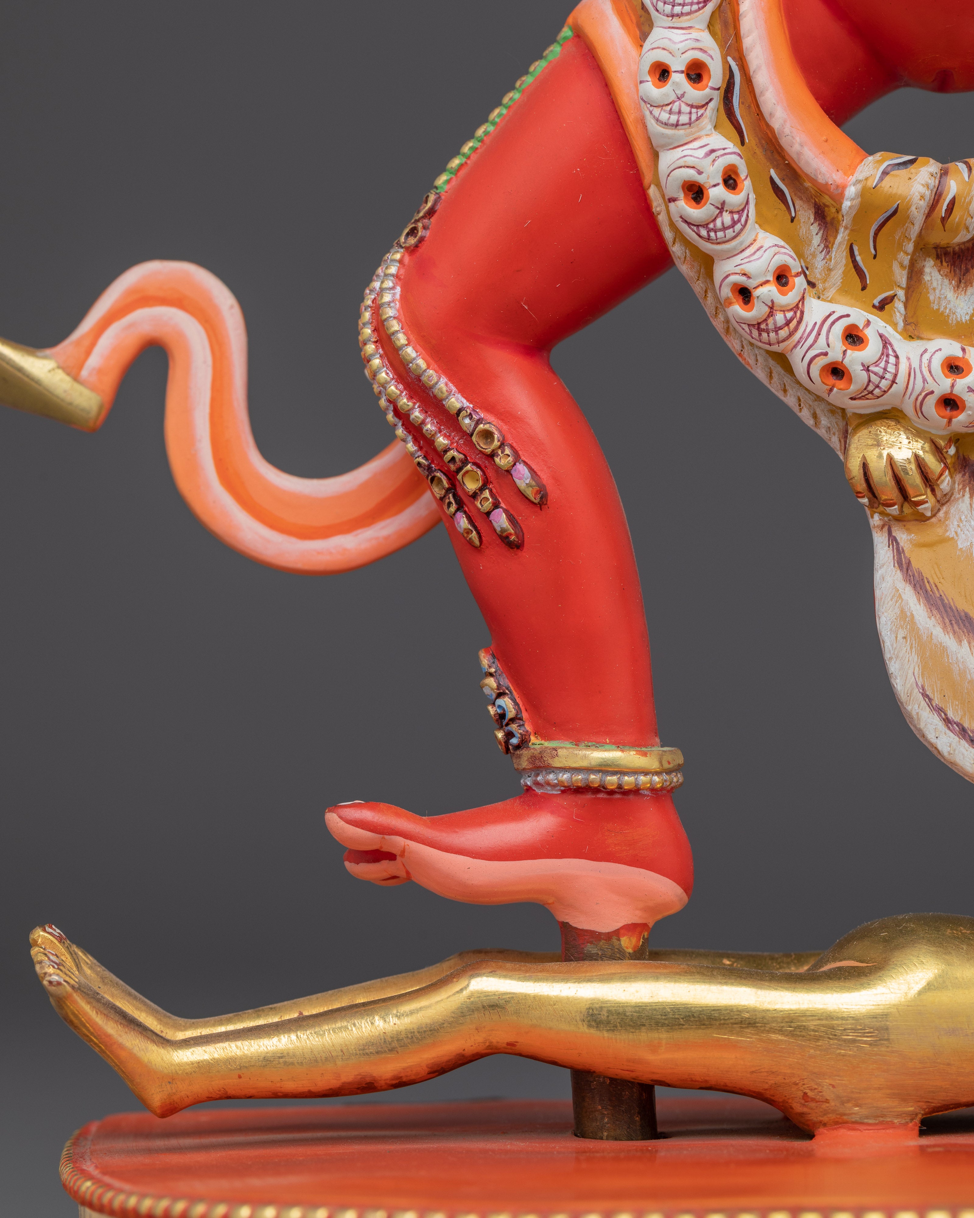 Handmade Ekajati Statue: One-Eyed Tibetan Protector Deity