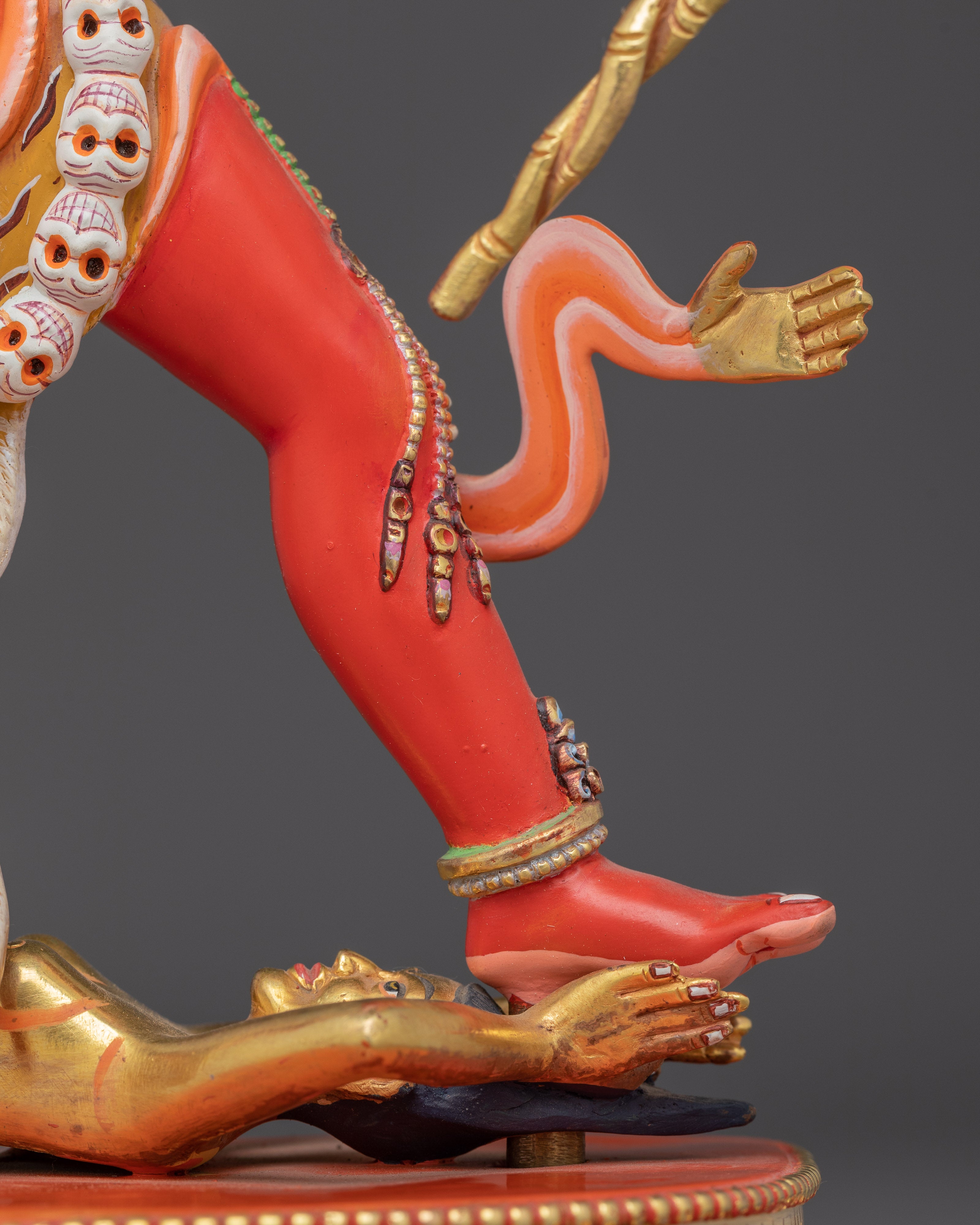 Handmade Ekajati Statue: One-Eyed Tibetan Protector Deity