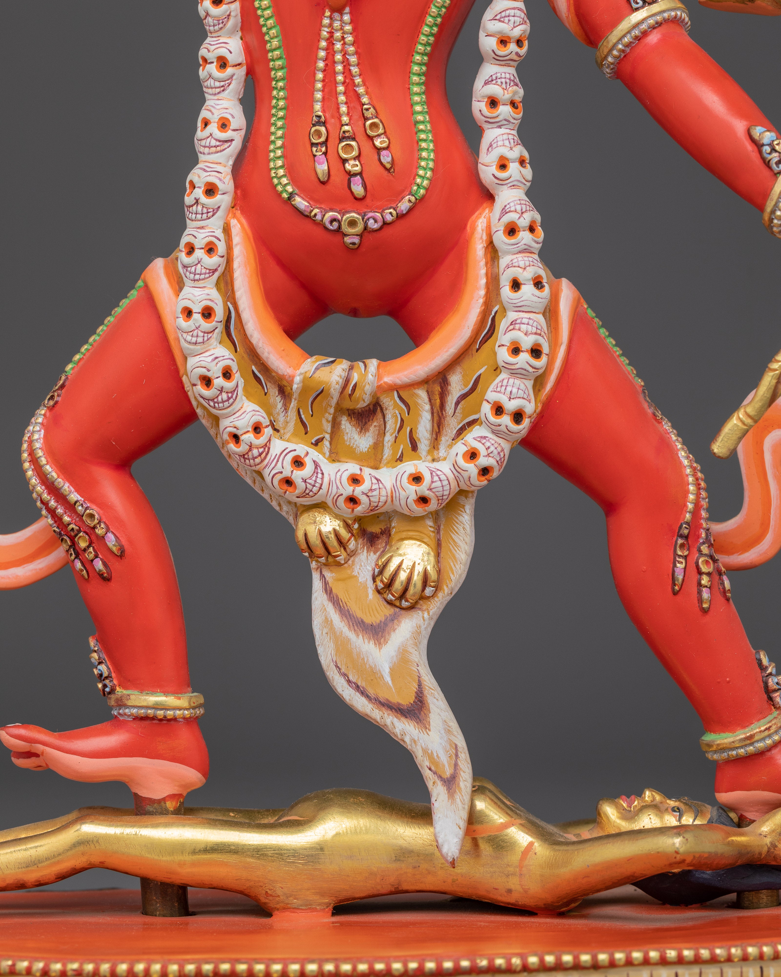 Handmade Ekajati Statue: One-Eyed Tibetan Protector Deity