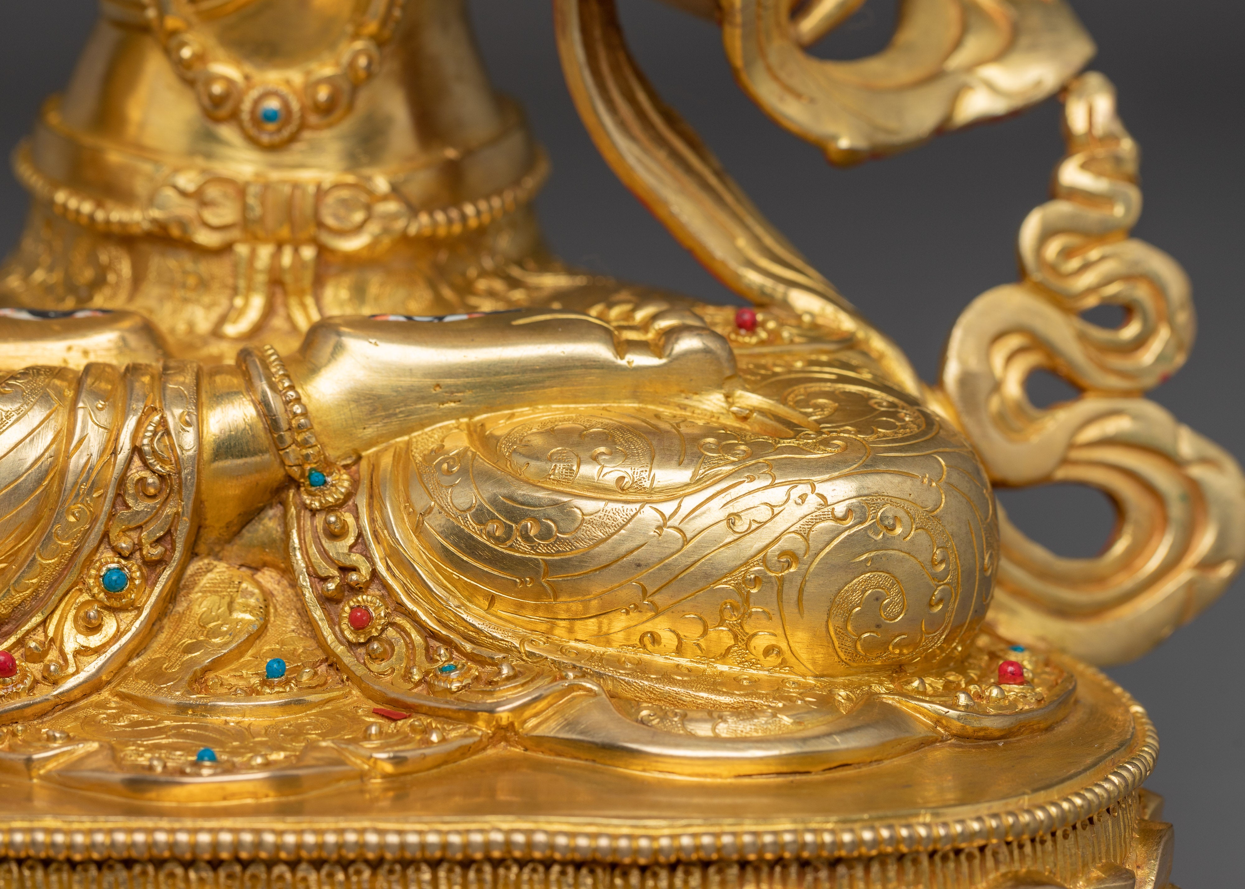 Healing Goddess Handmade White Tara Statue | Tibetan Buddhist Art