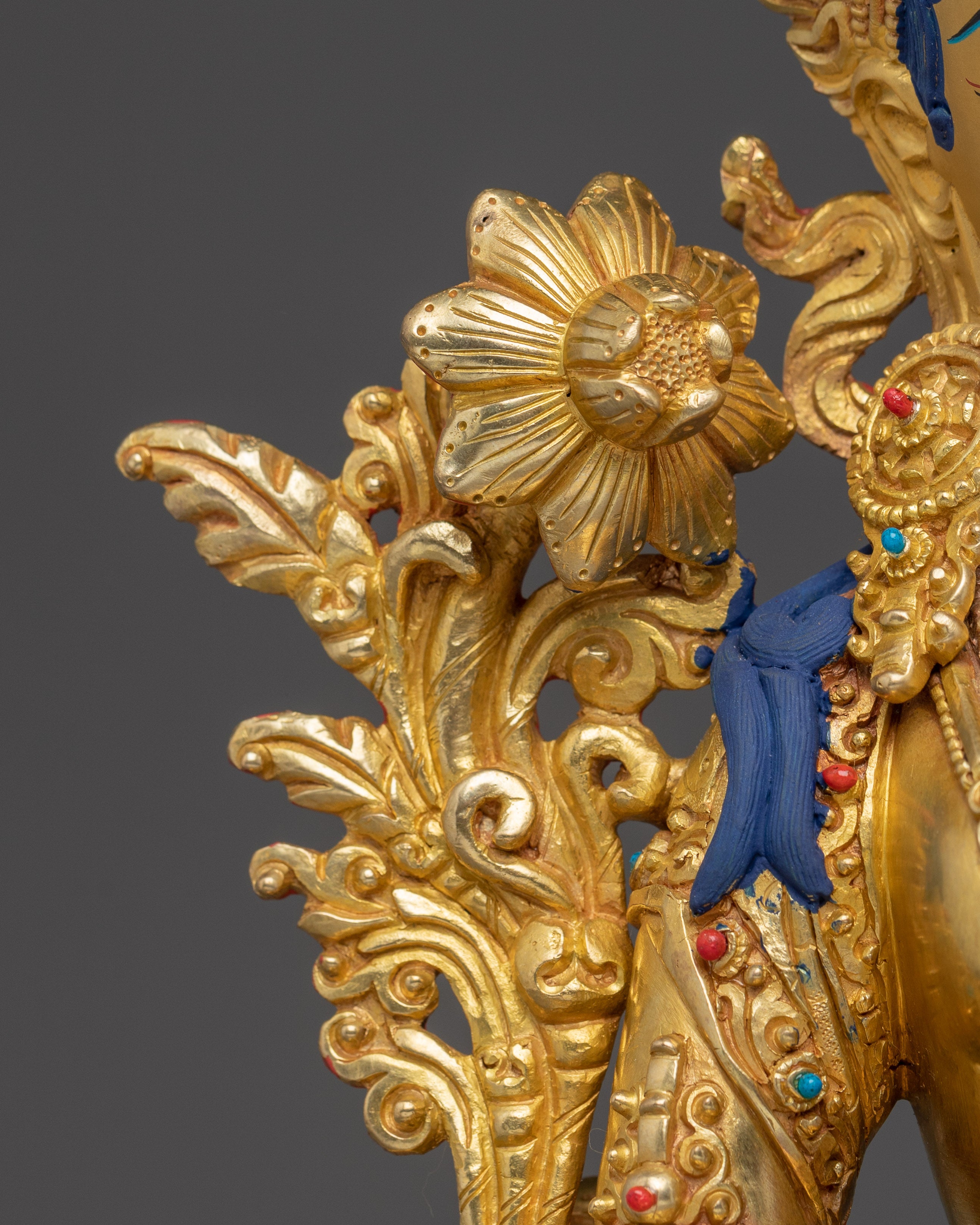 Healing Goddess Handmade White Tara Statue | Tibetan Buddhist Art