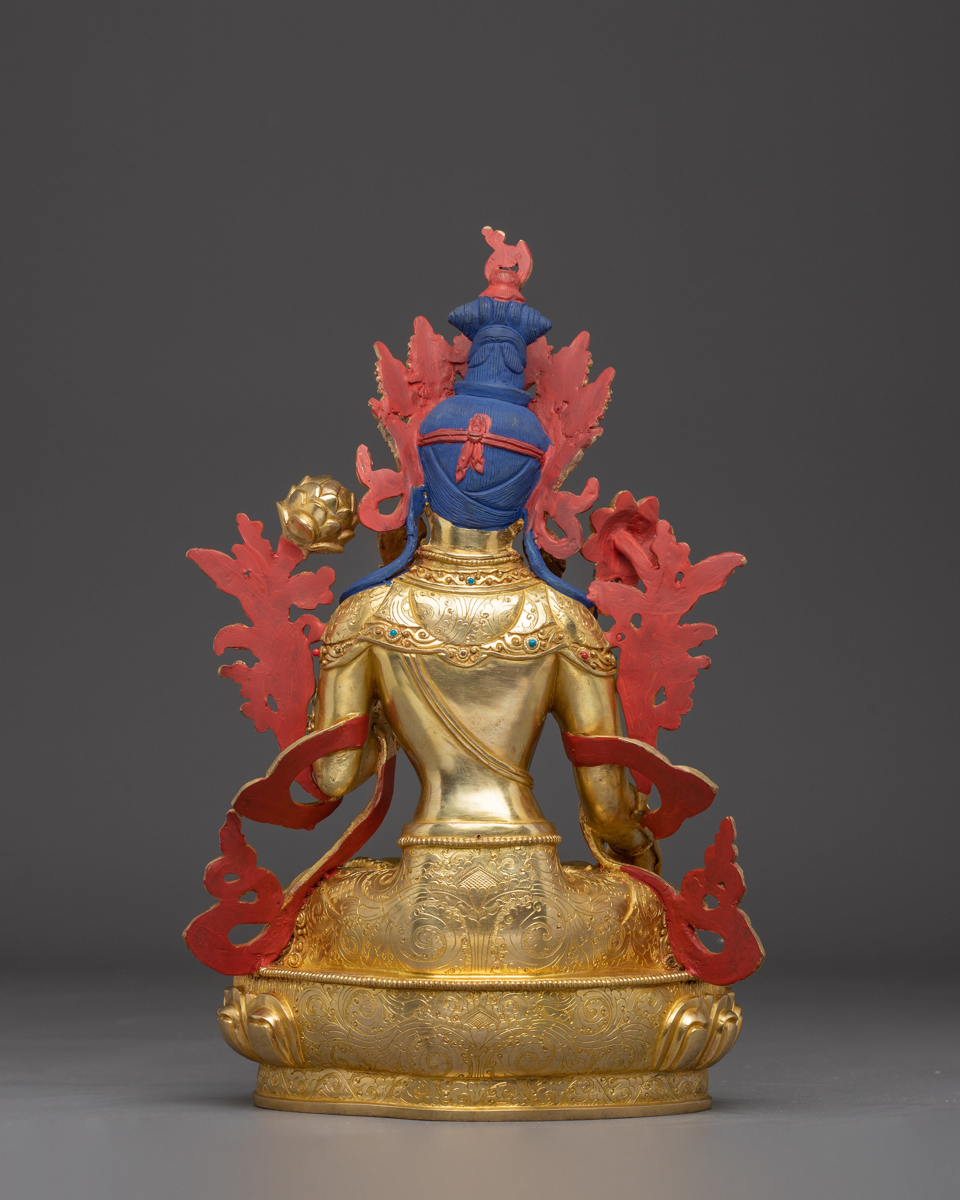 Healing Goddess Handmade White Tara Statue | Tibetan Buddhist Art