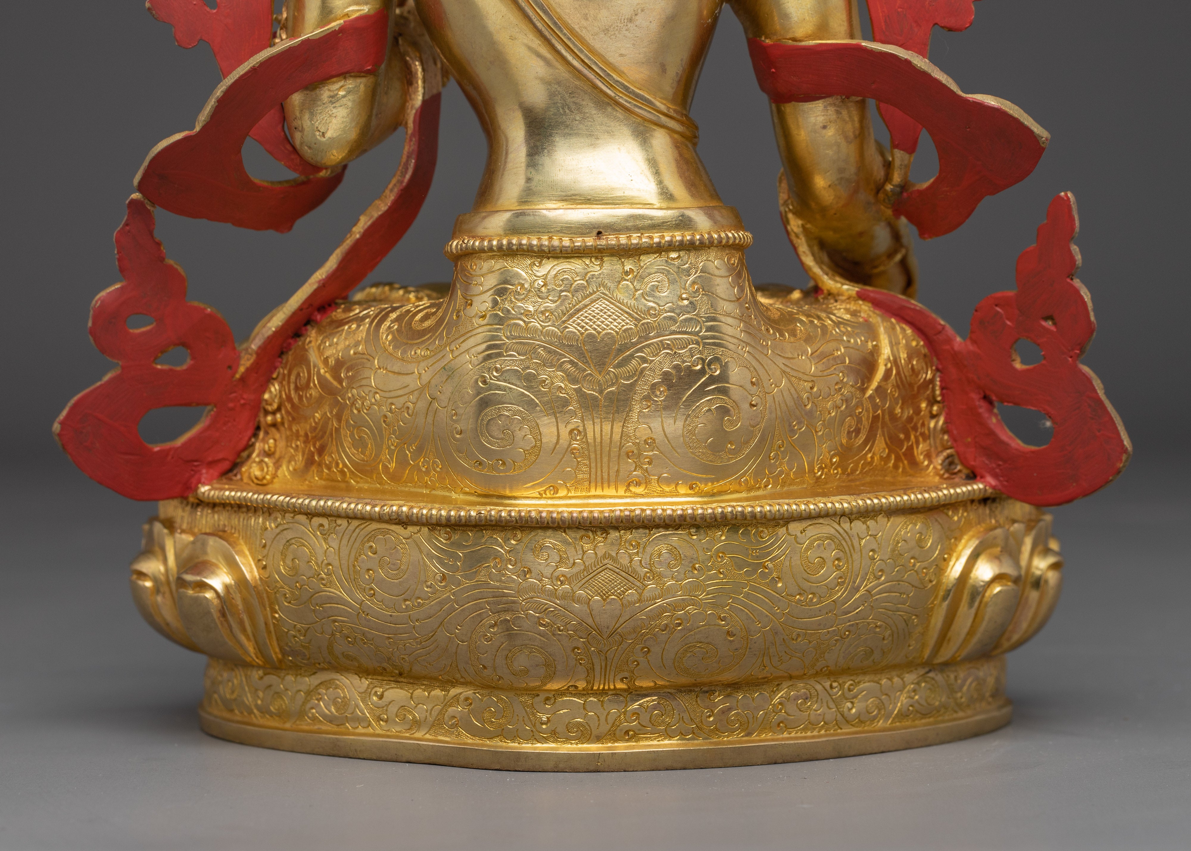 Healing Goddess Handmade White Tara Statue | Tibetan Buddhist Art