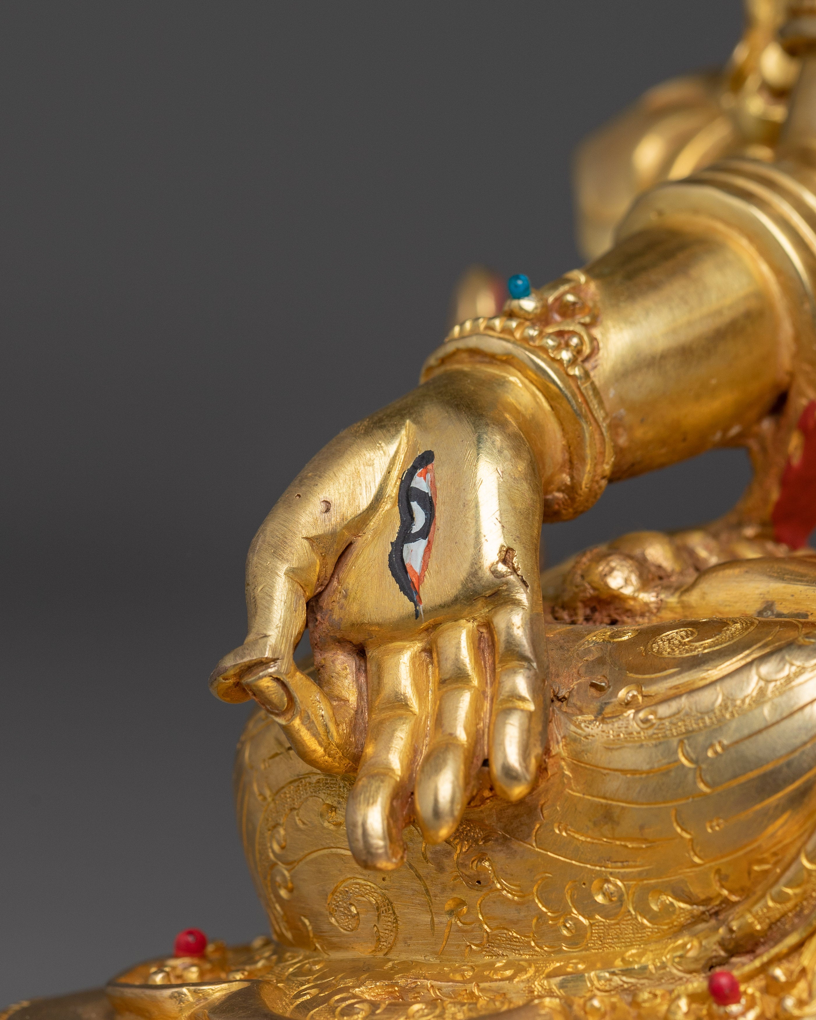 Healing Goddess Handmade White Tara Statue | Tibetan Buddhist Art