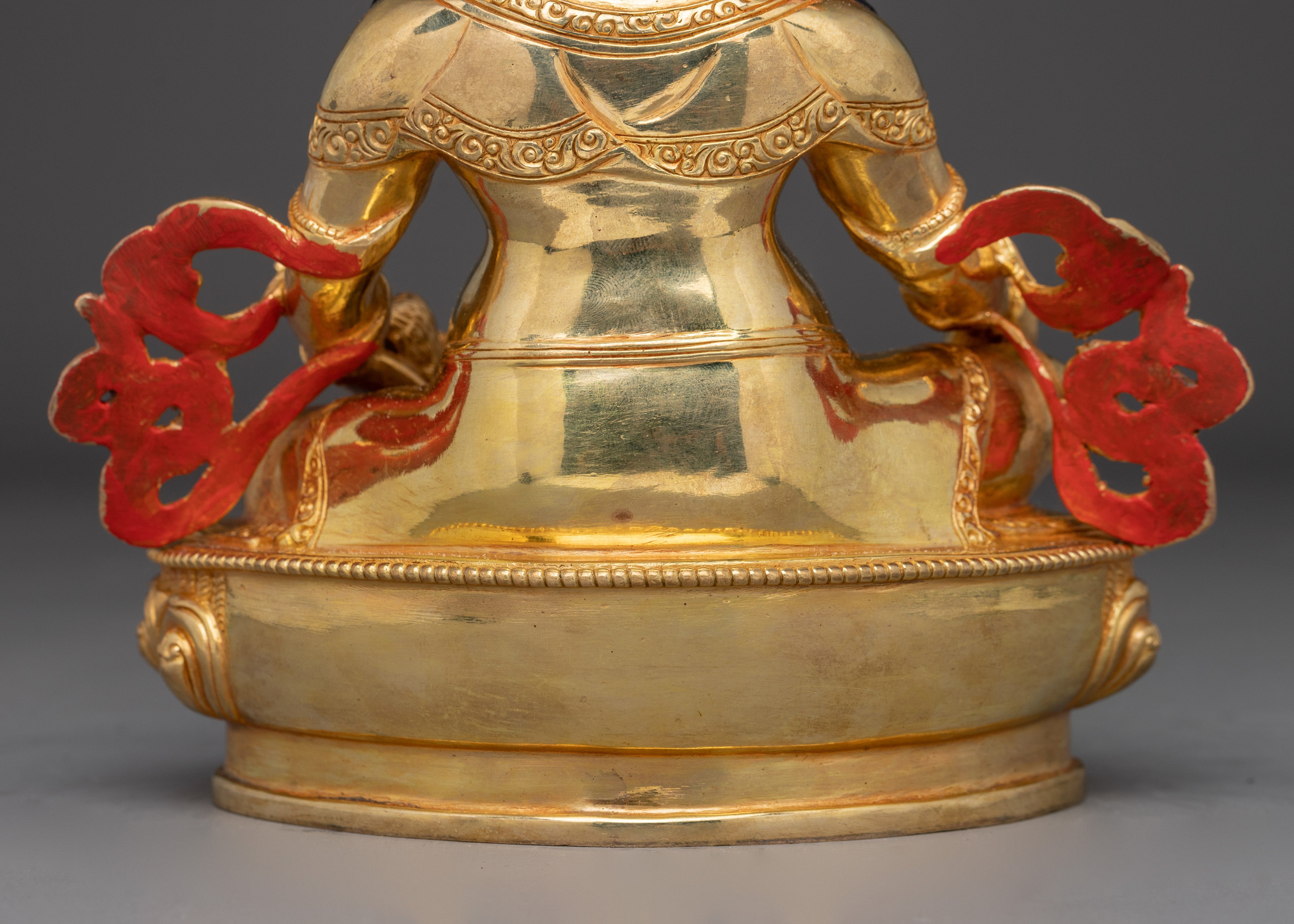 Tibetan Icon Dzambhala Statue: Buddhist Wealth God