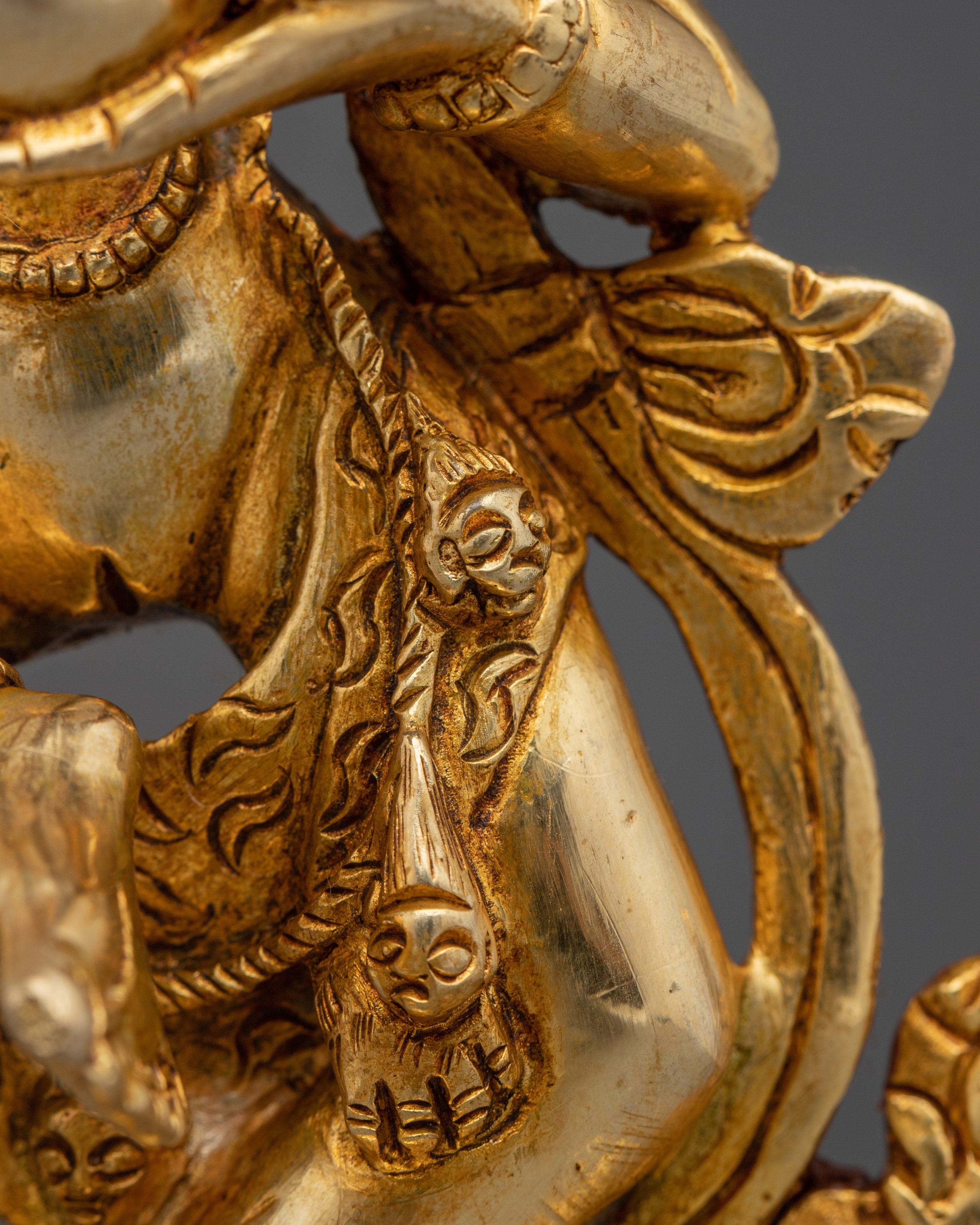 Lion-Faced Dakini Simhamukha Art | Fierce Protector and Dharma Defender