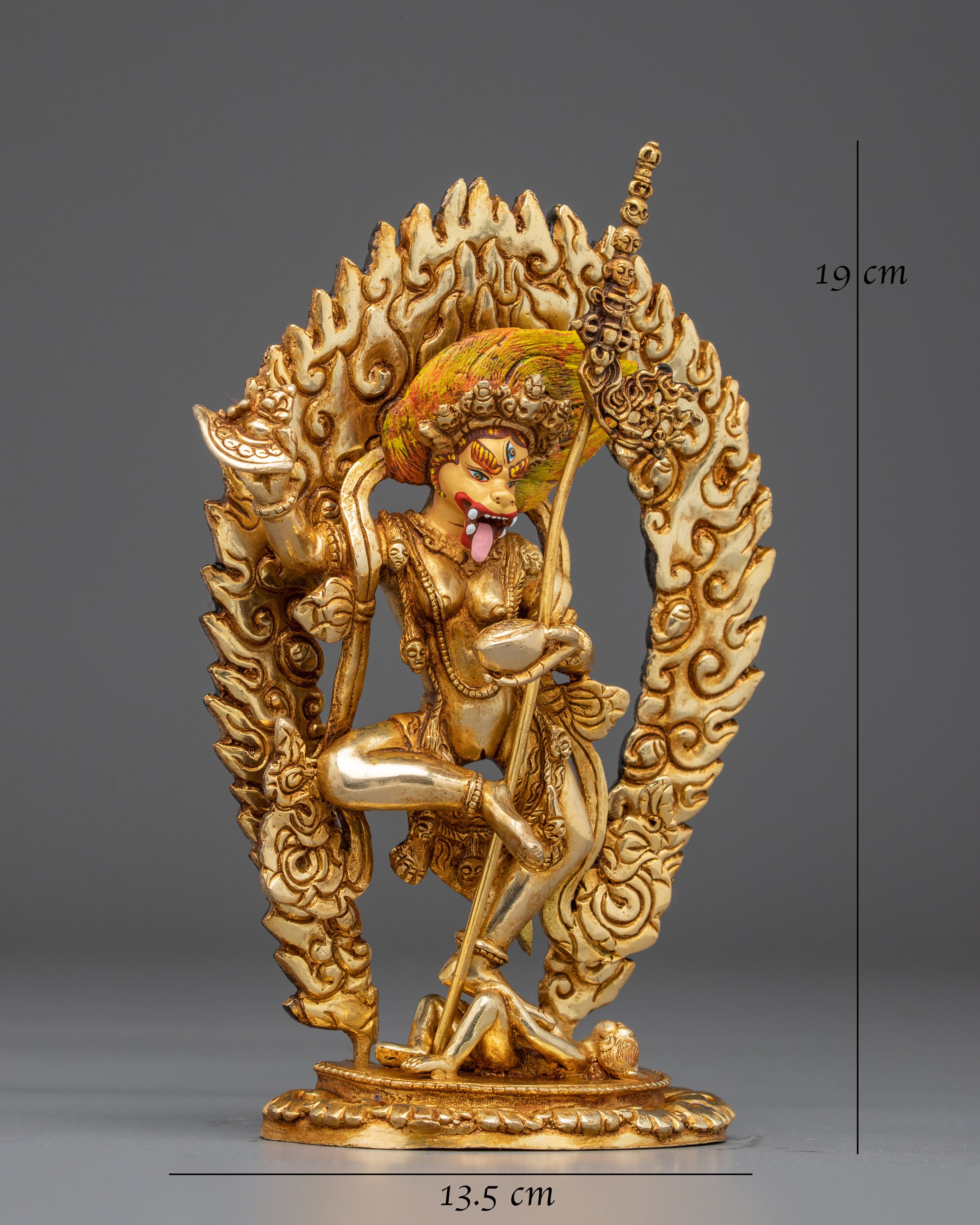 Lion-Faced Dakini Simhamukha Art