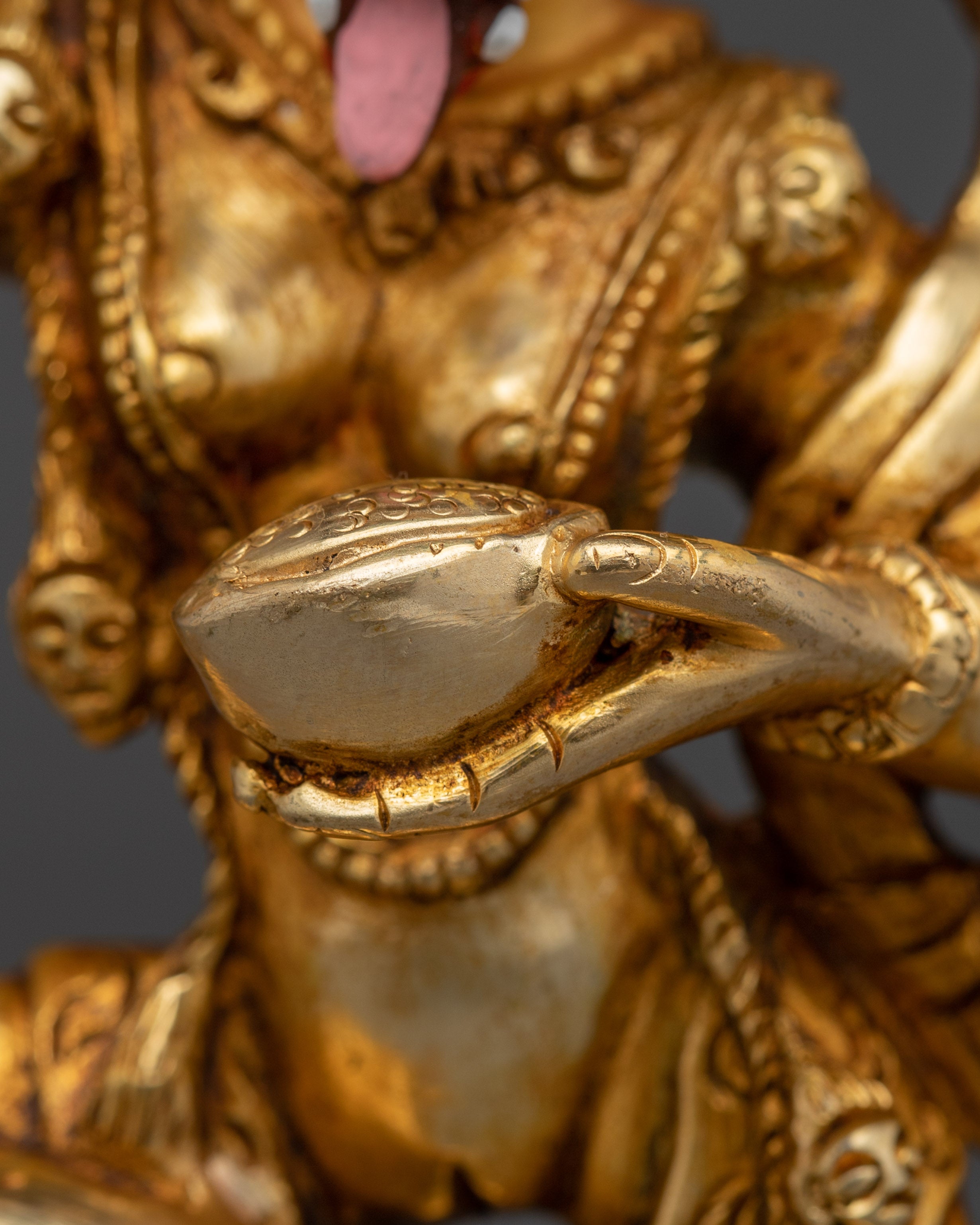 Lion-Faced Dakini Simhamukha Art | Fierce Protector and Dharma Defender