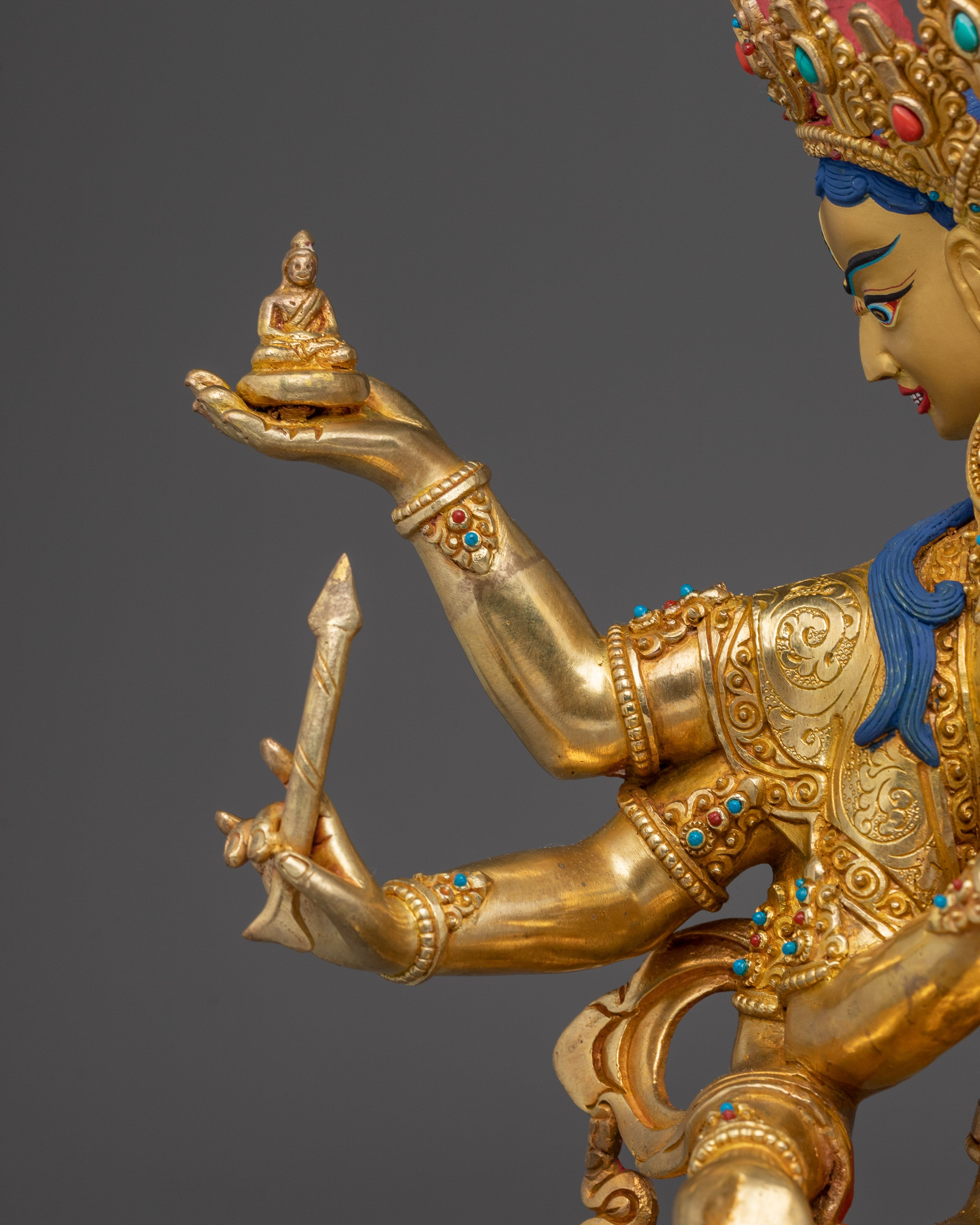 Handmade Sculpture of Buddhist Healing Goddess Namgyalma