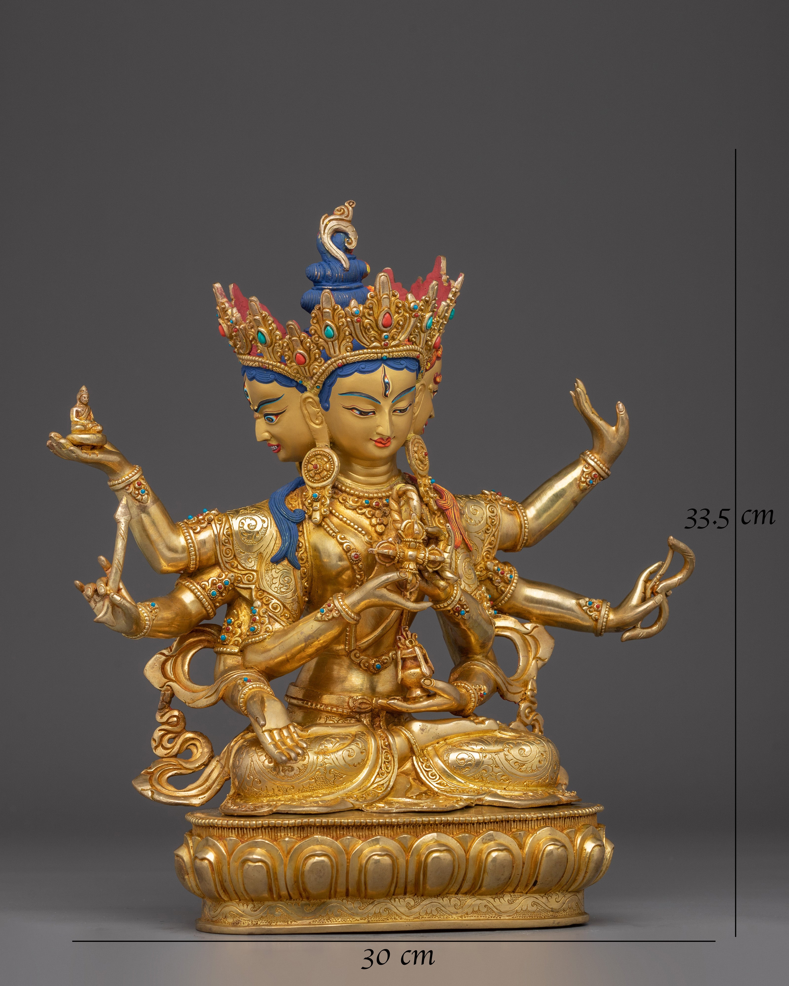Handmade Sculpture of Buddhist Healing Goddess Namgyalma