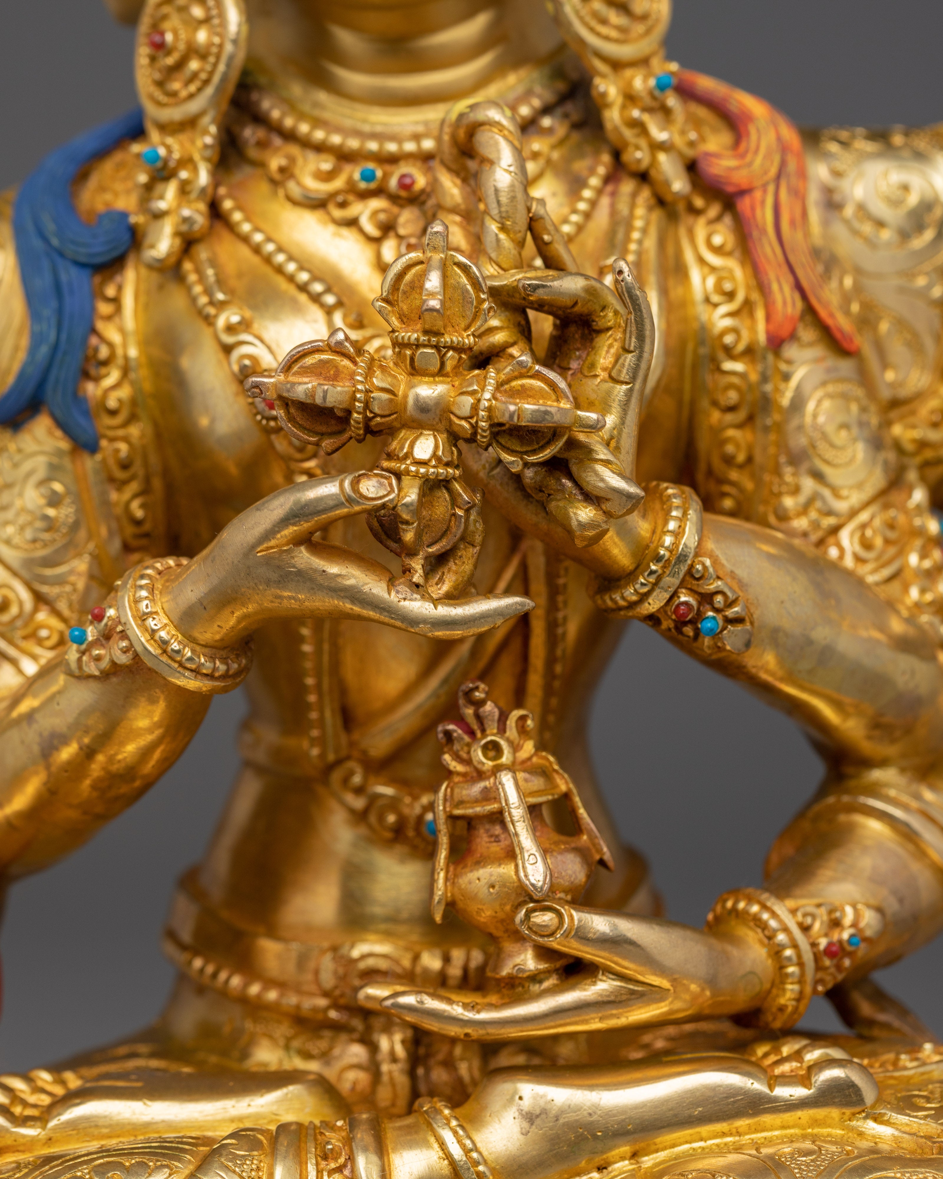 Handmade Sculpture of Buddhist Healing Goddess Namgyalma