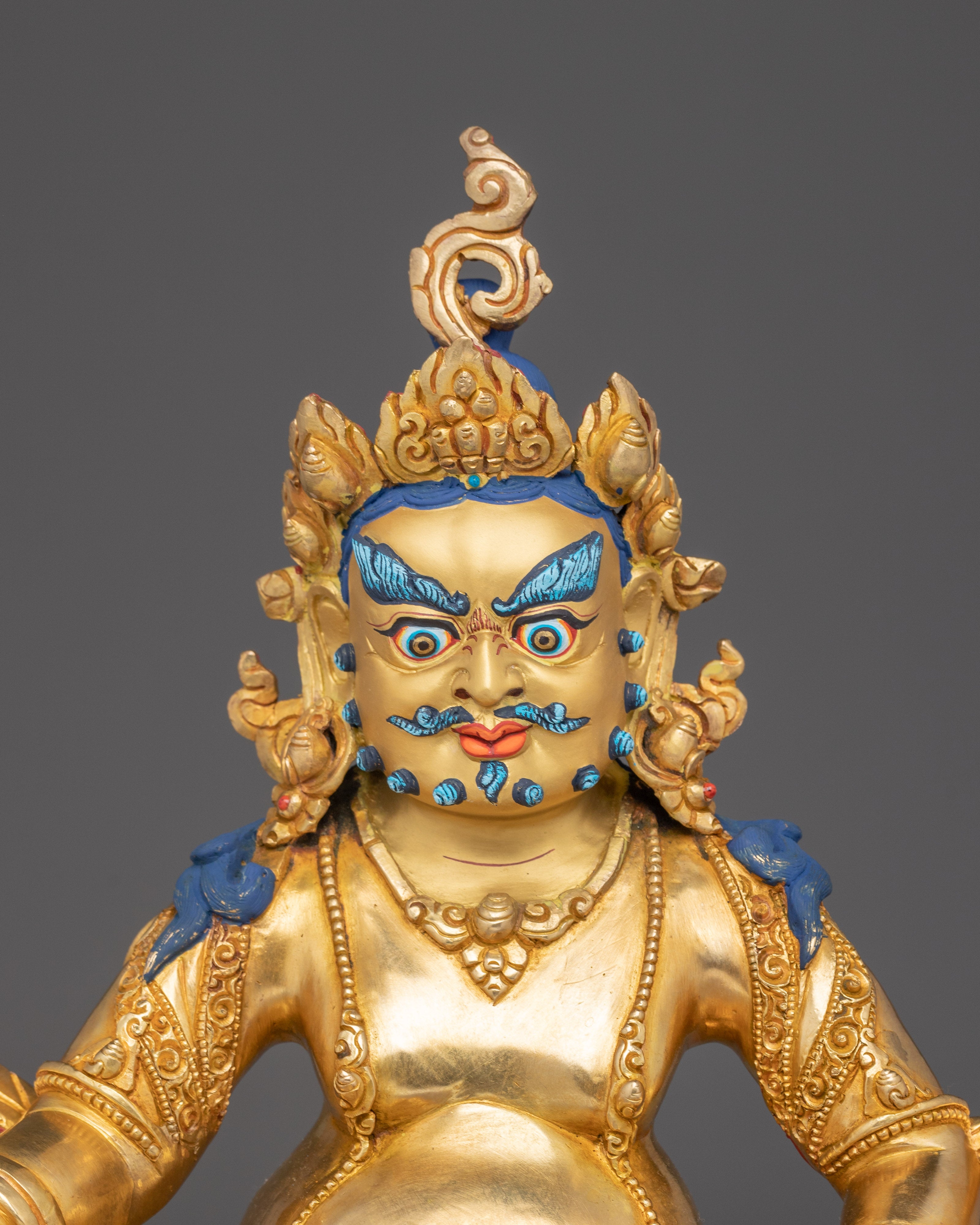 Statue of Dzambhala: God of Wealth and Fortune