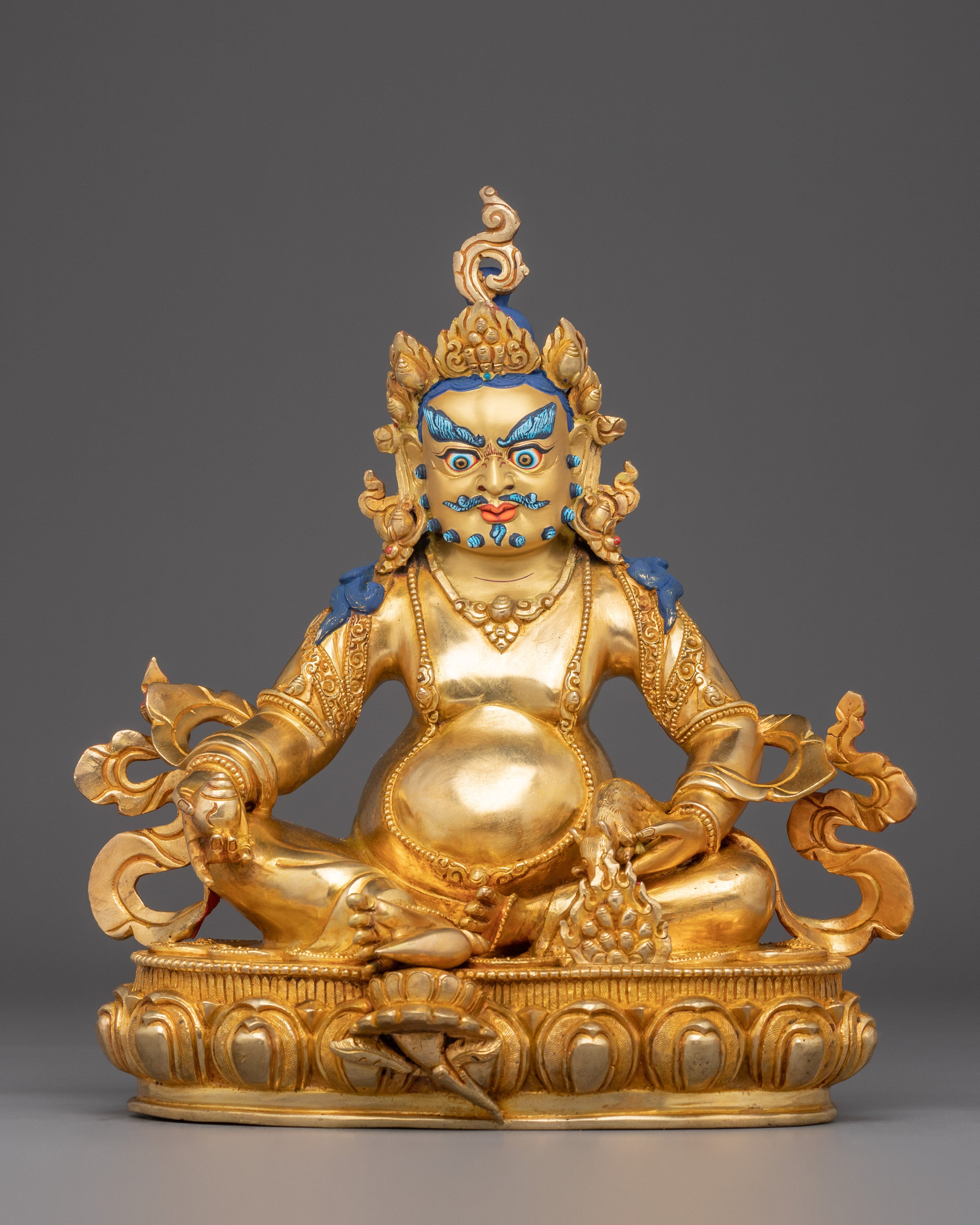 Statue of Dzambhala: God of Wealth and Fortune