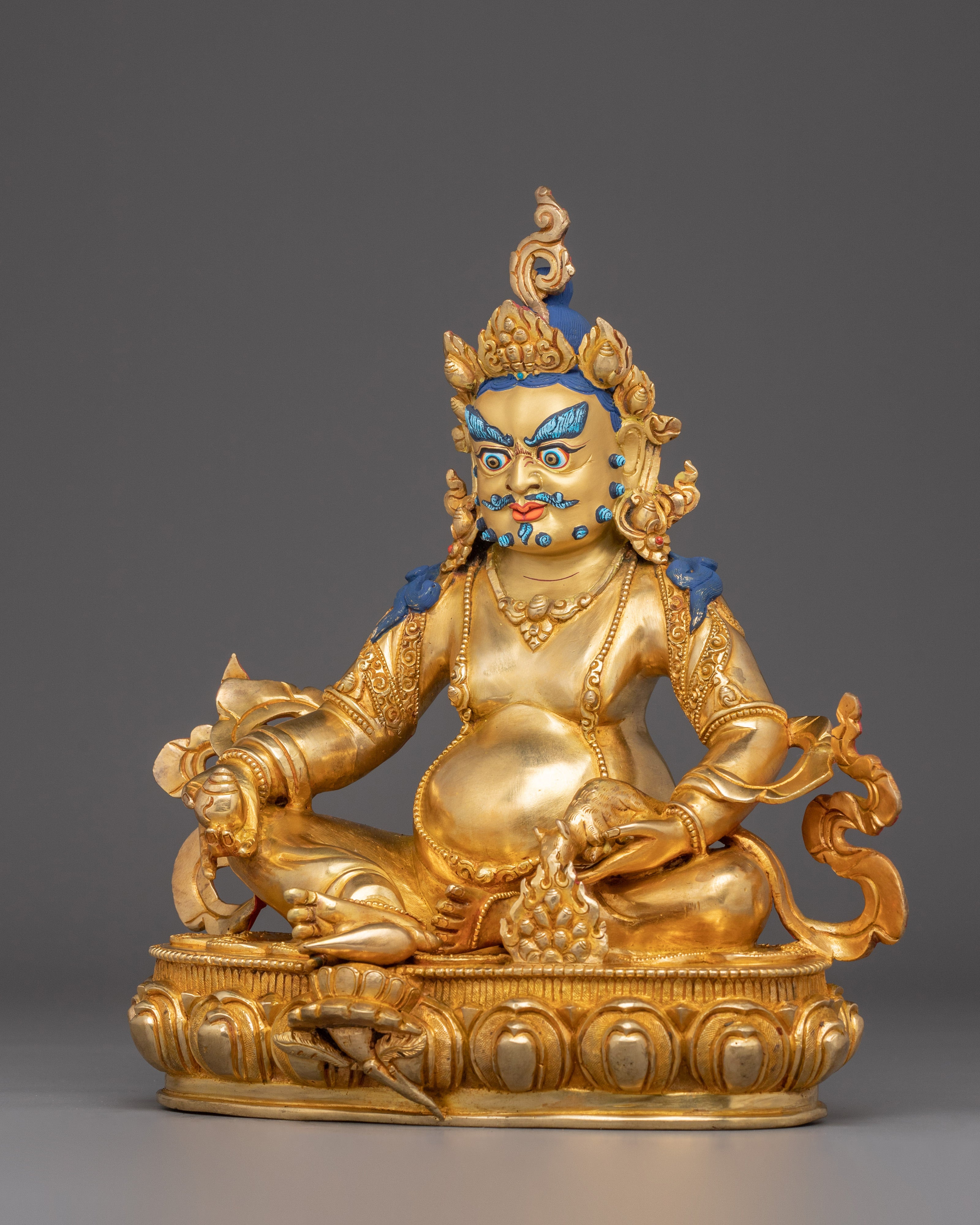 Statue of Dzambhala: God of Wealth and Fortune