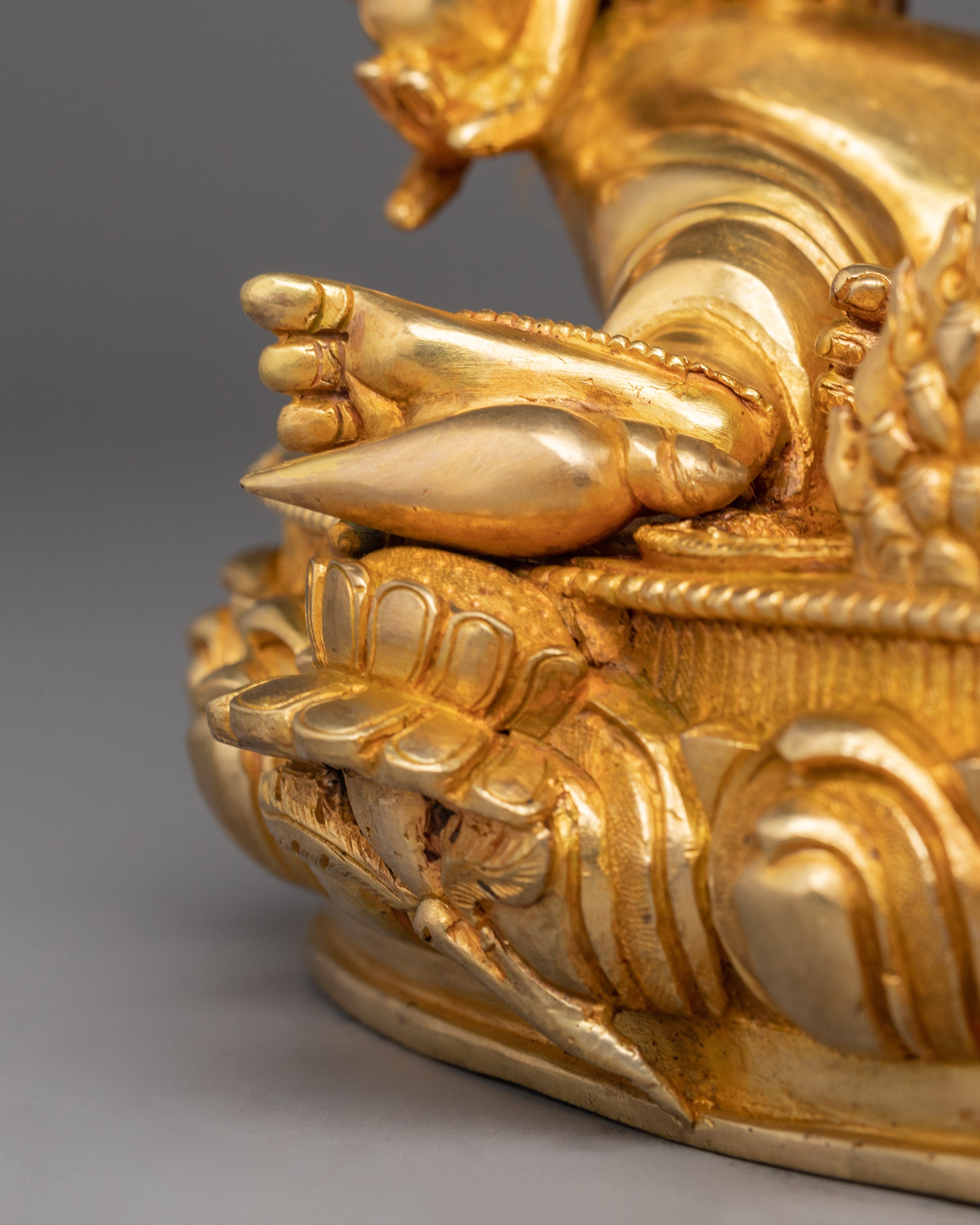 Statue of Dzambhala: God of Wealth and Fortune