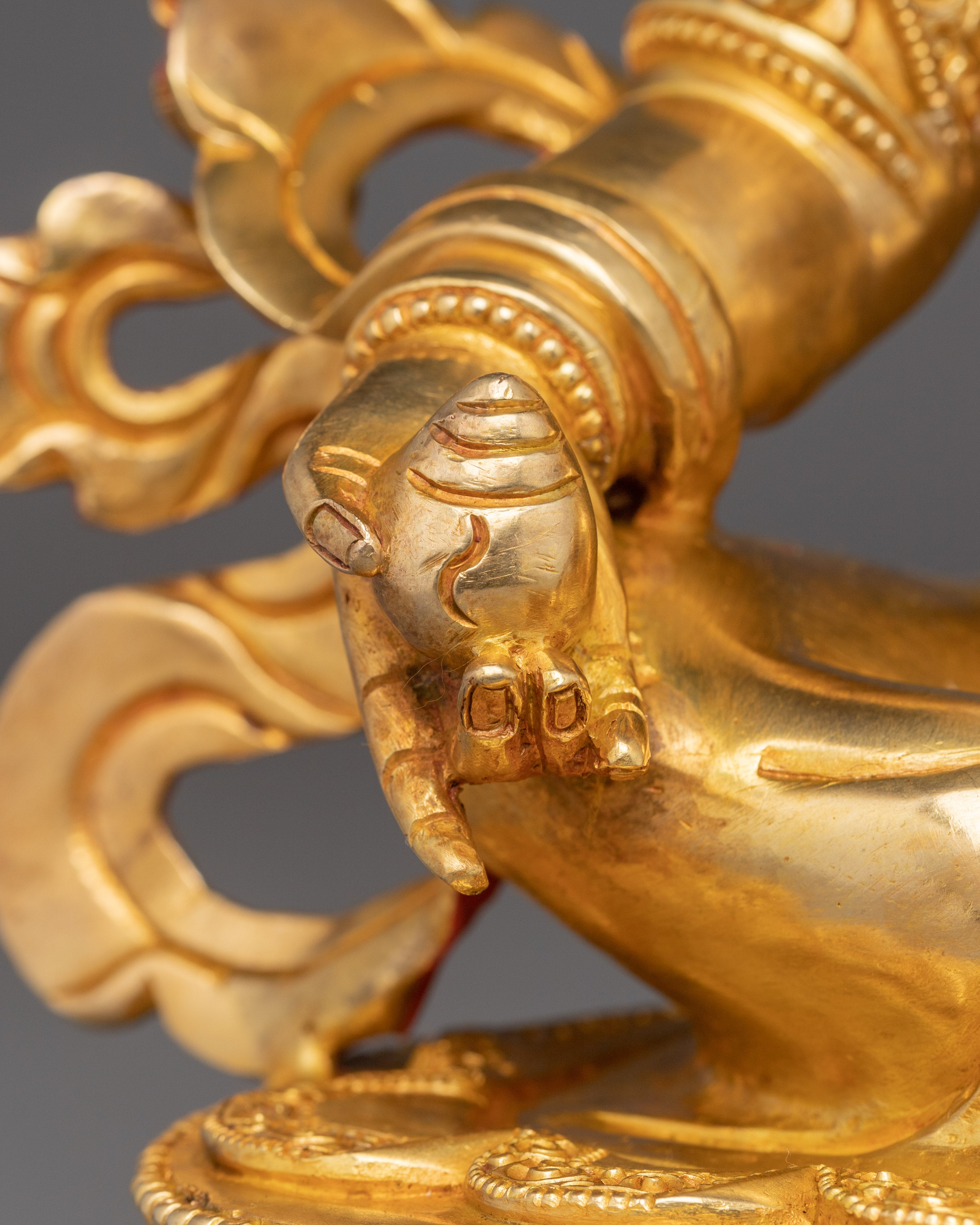 Statue of Dzambhala: God of Wealth and Fortune