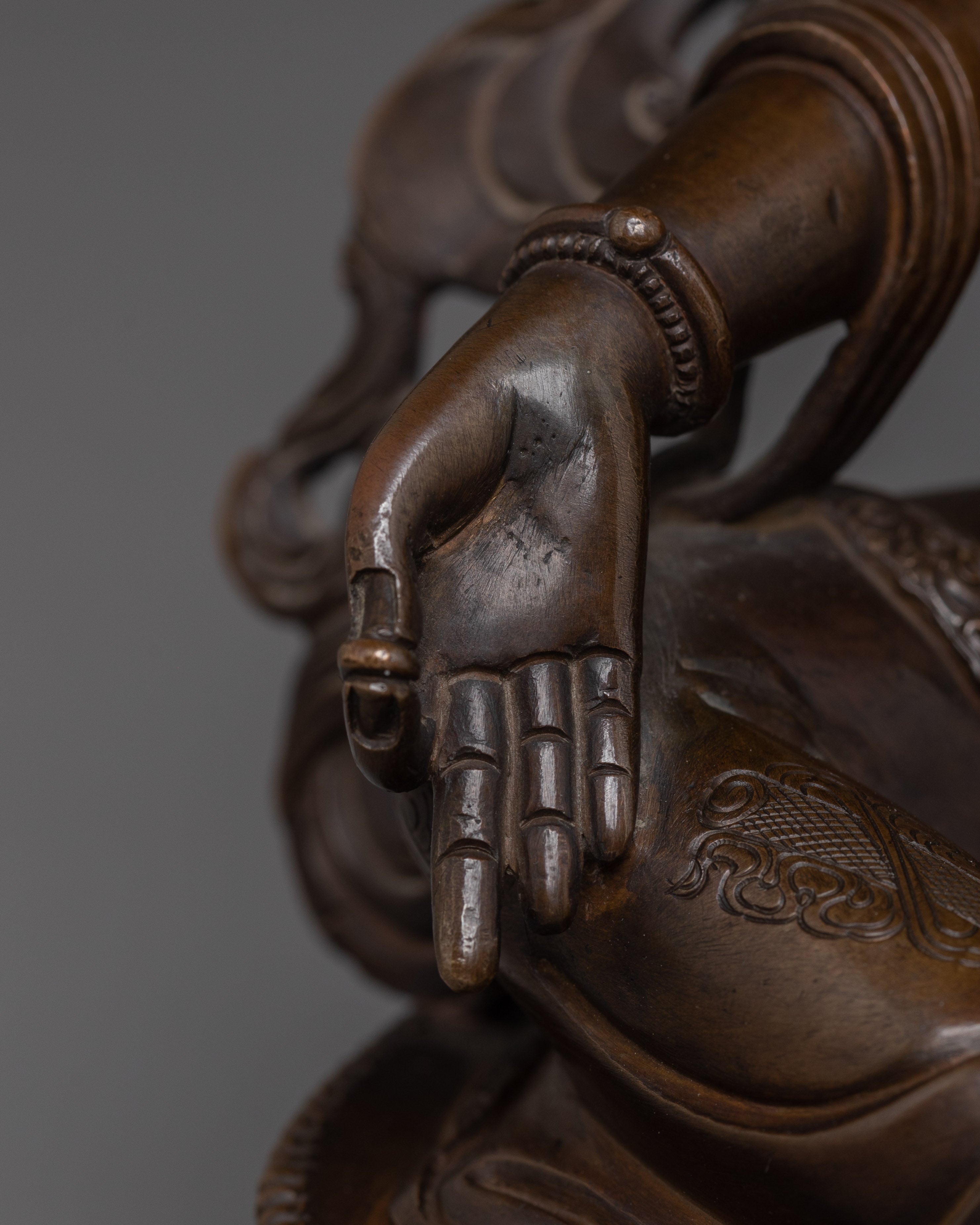 Sculpture of Green Tara: Mother of Liberation