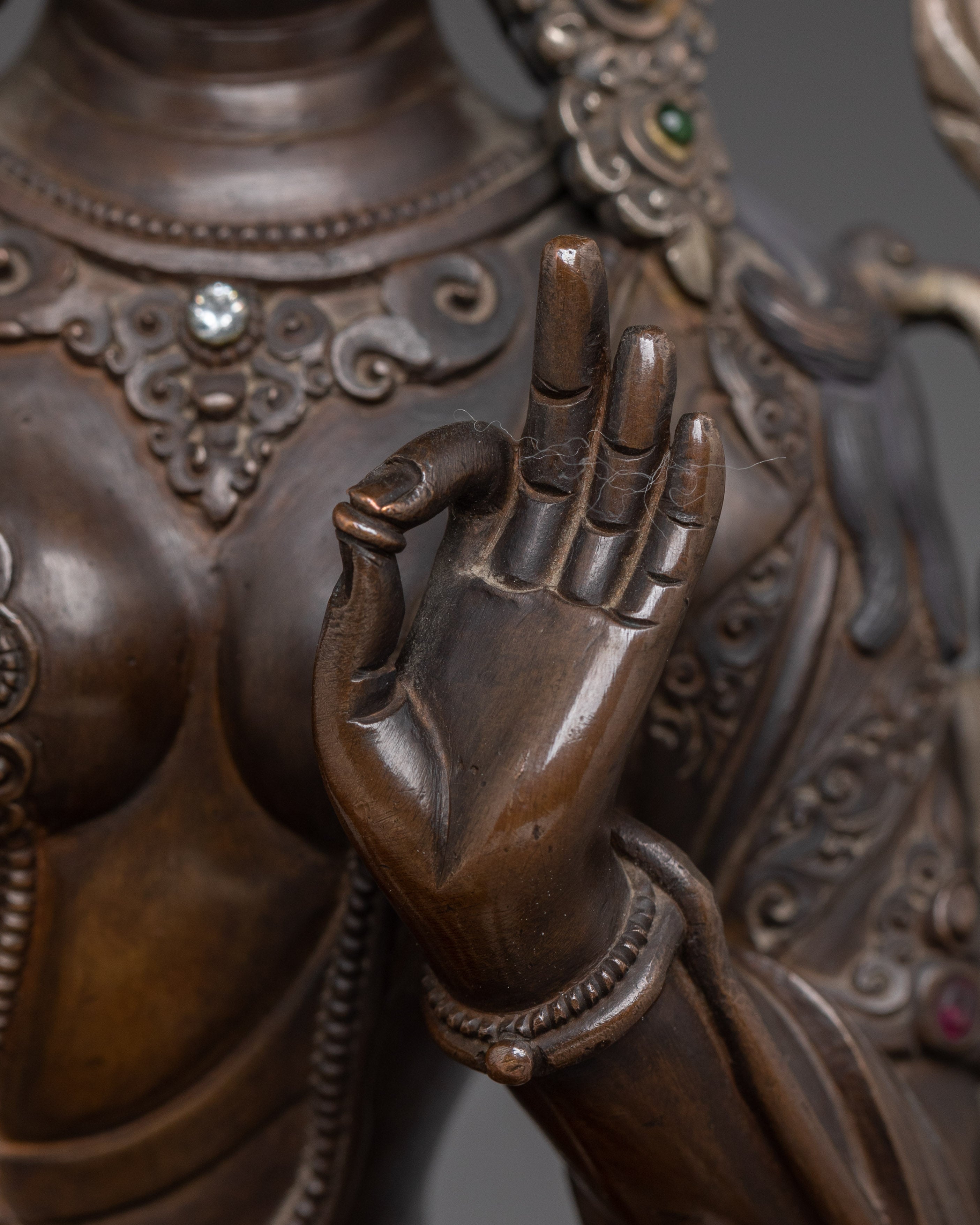 Sculpture of Green Tara: Mother of Liberation