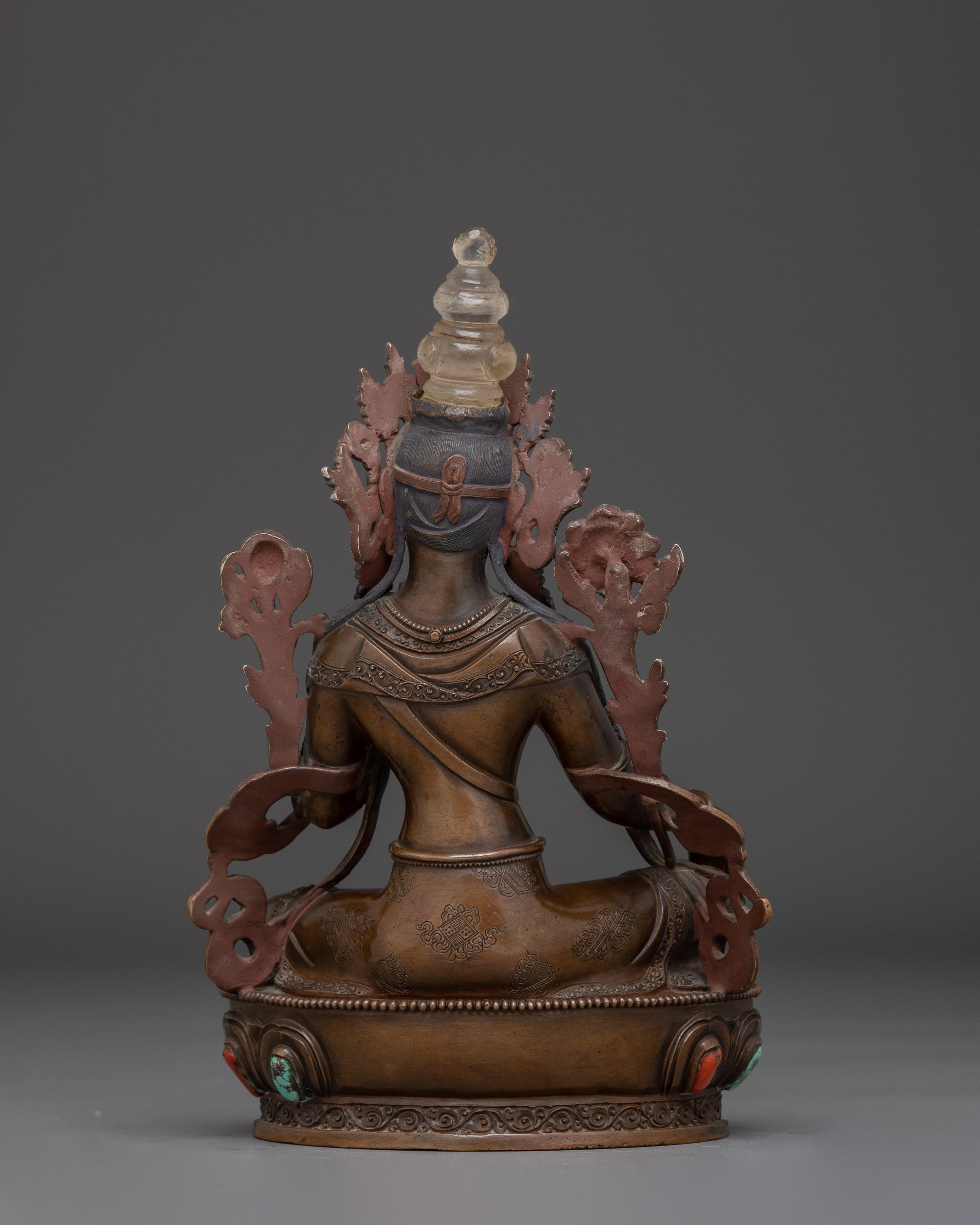 Sculpture of Green Tara: Mother of Liberation