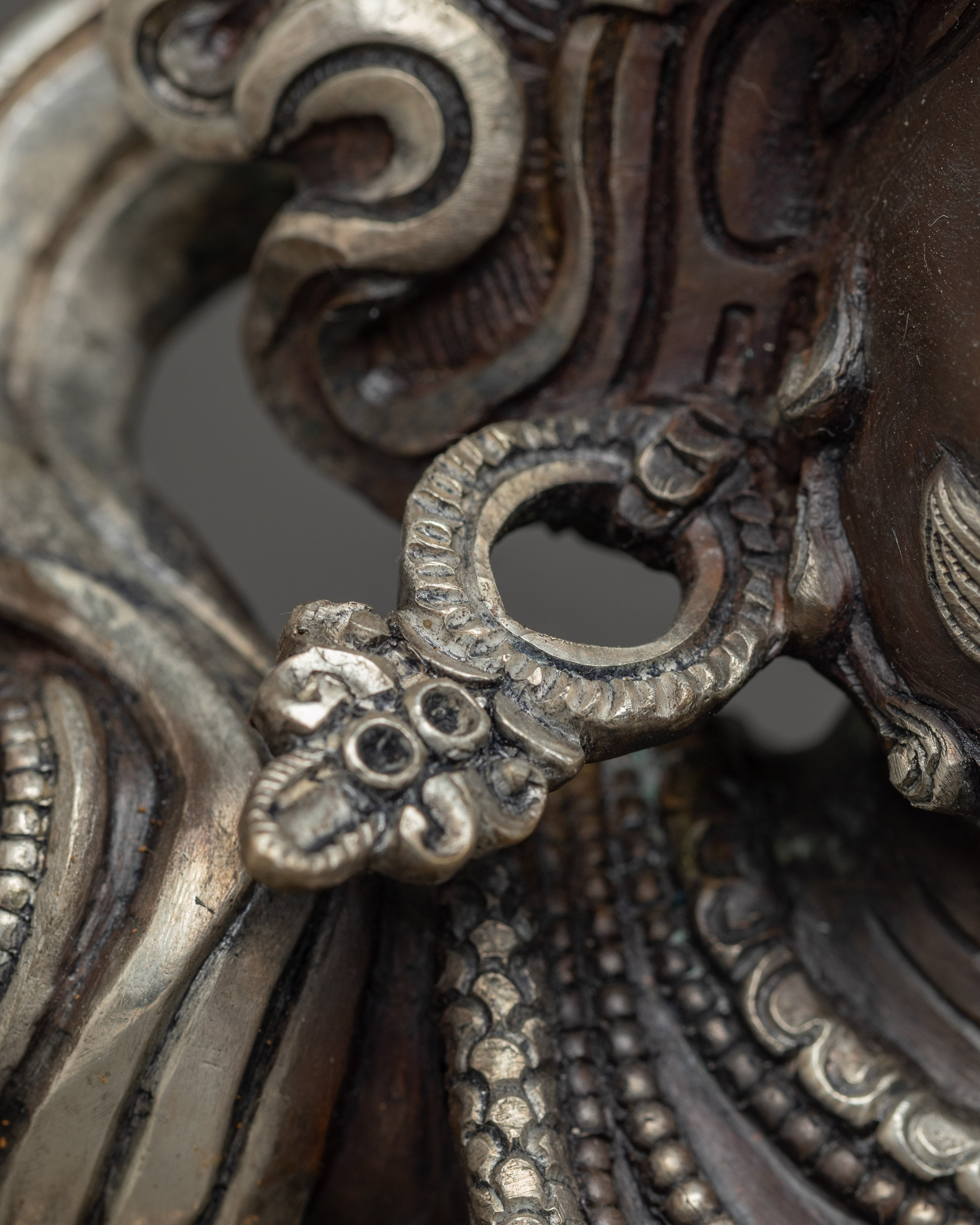 Himalayan Vajrapani Sculpture: Mighty Vajra-Hand of the Buddha