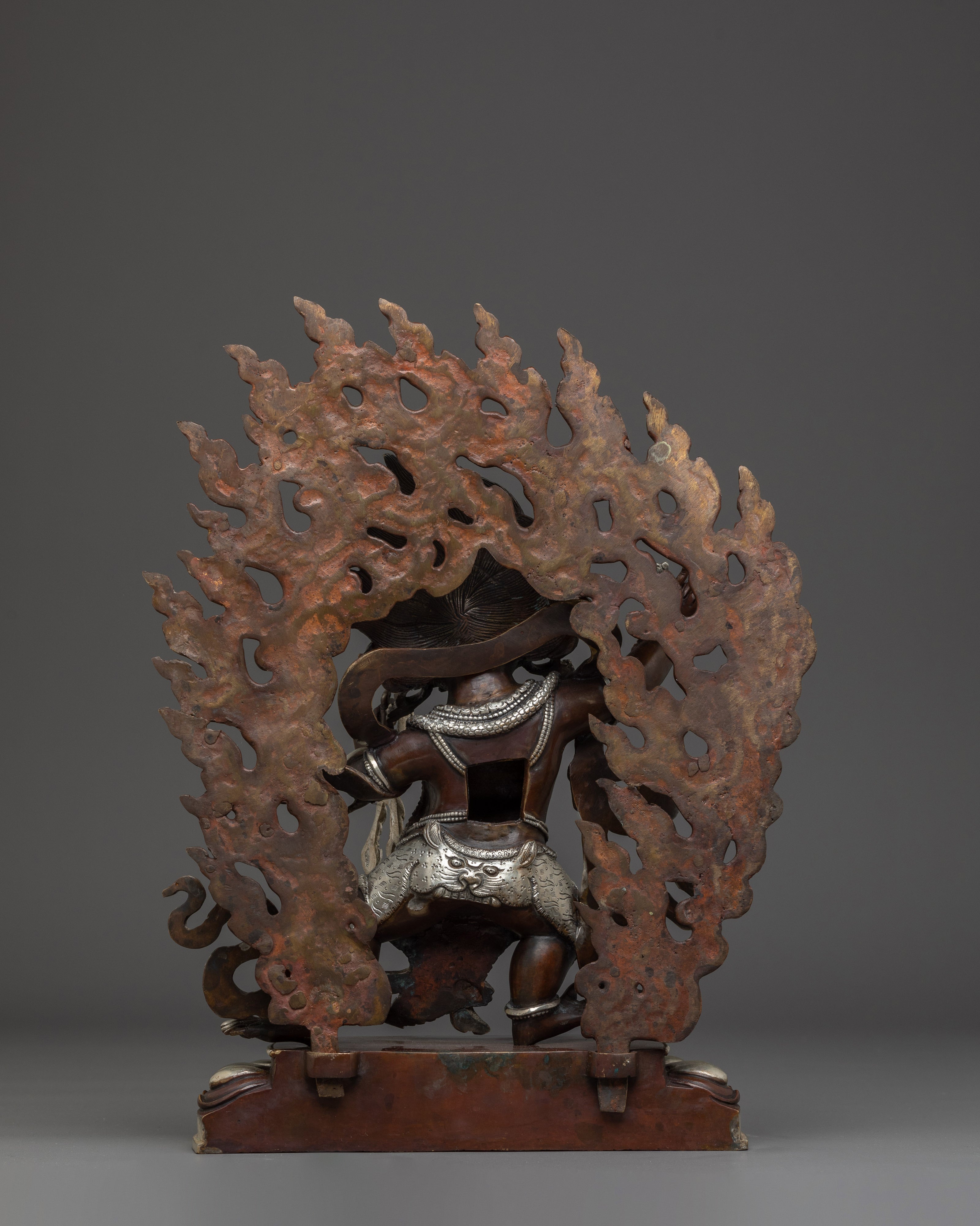 Himalayan Vajrapani Sculpture: Mighty Vajra-Hand of the Buddha