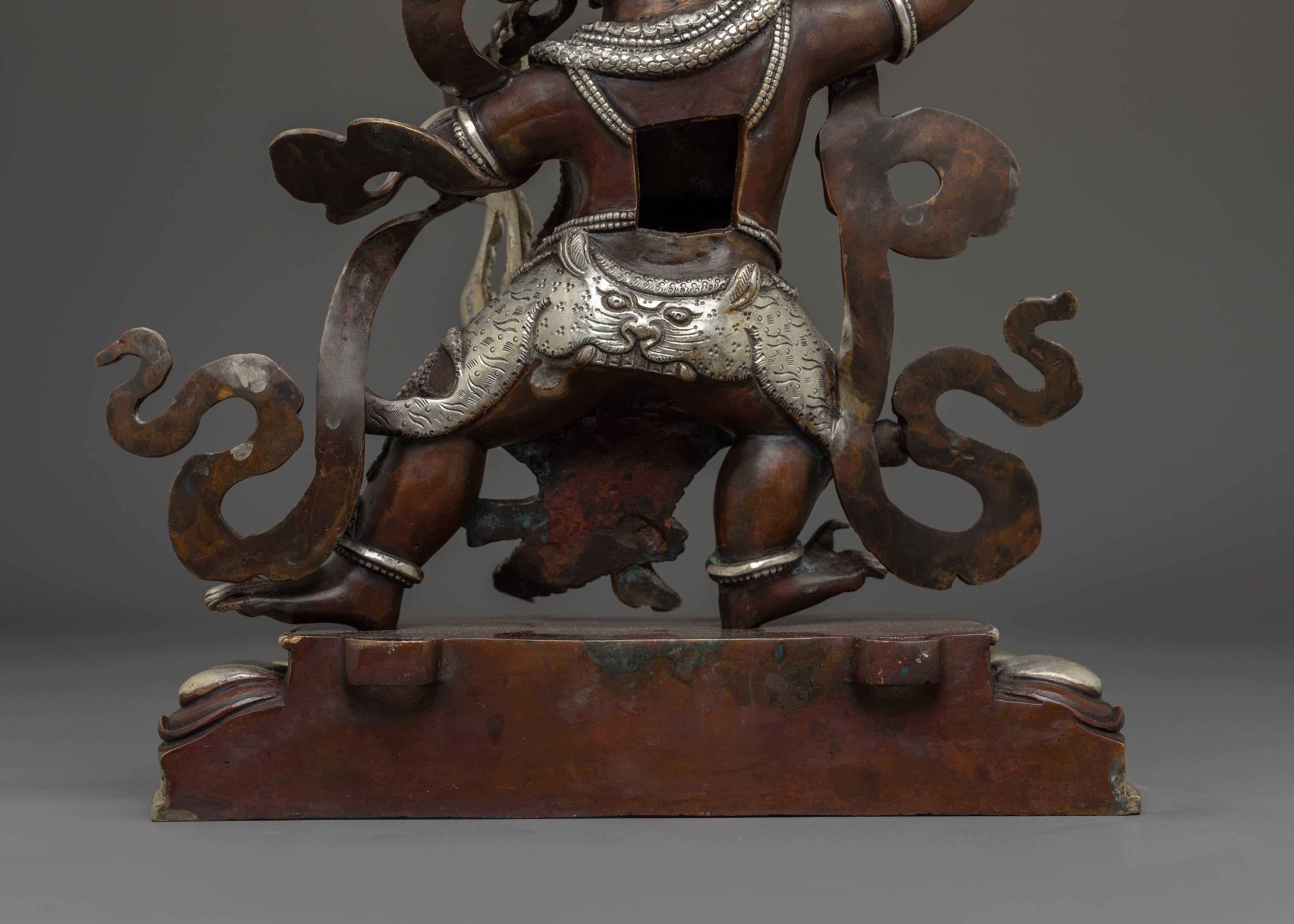 Himalayan Vajrapani Sculpture: Mighty Vajra-Hand of the Buddha