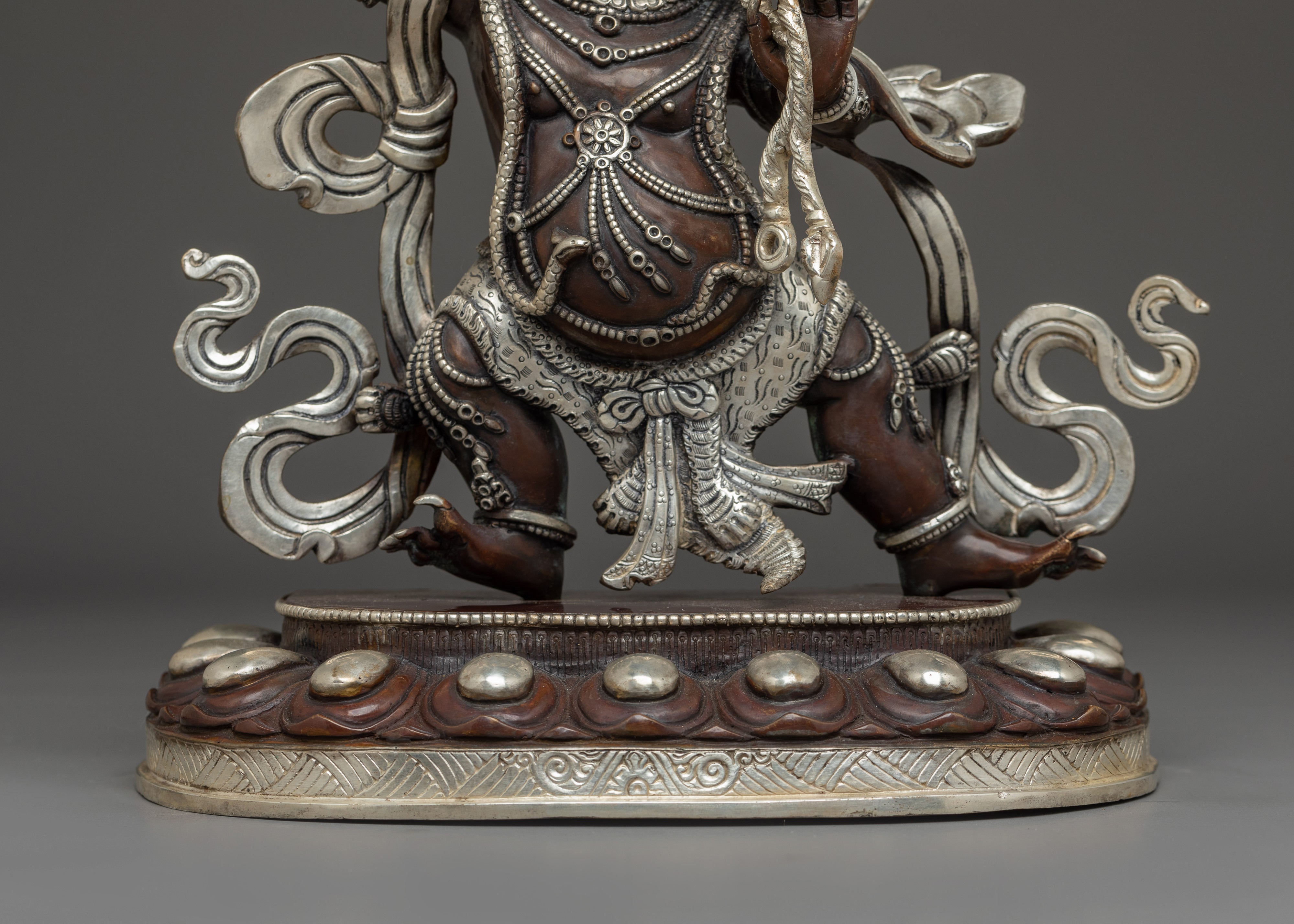 Himalayan Vajrapani Sculpture: Mighty Vajra-Hand of the Buddha