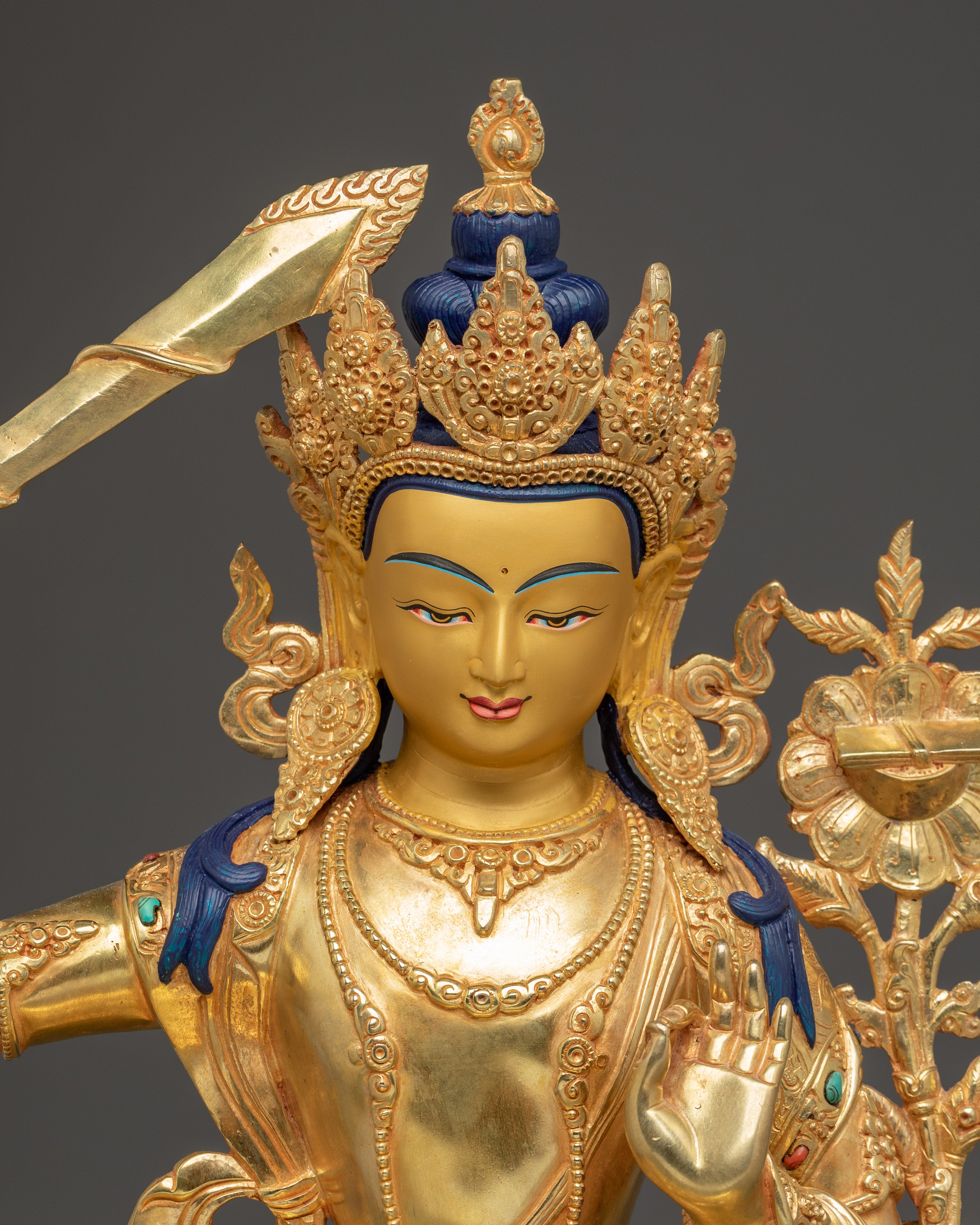 Manjushri Statue: Supreme Wisdom Deity