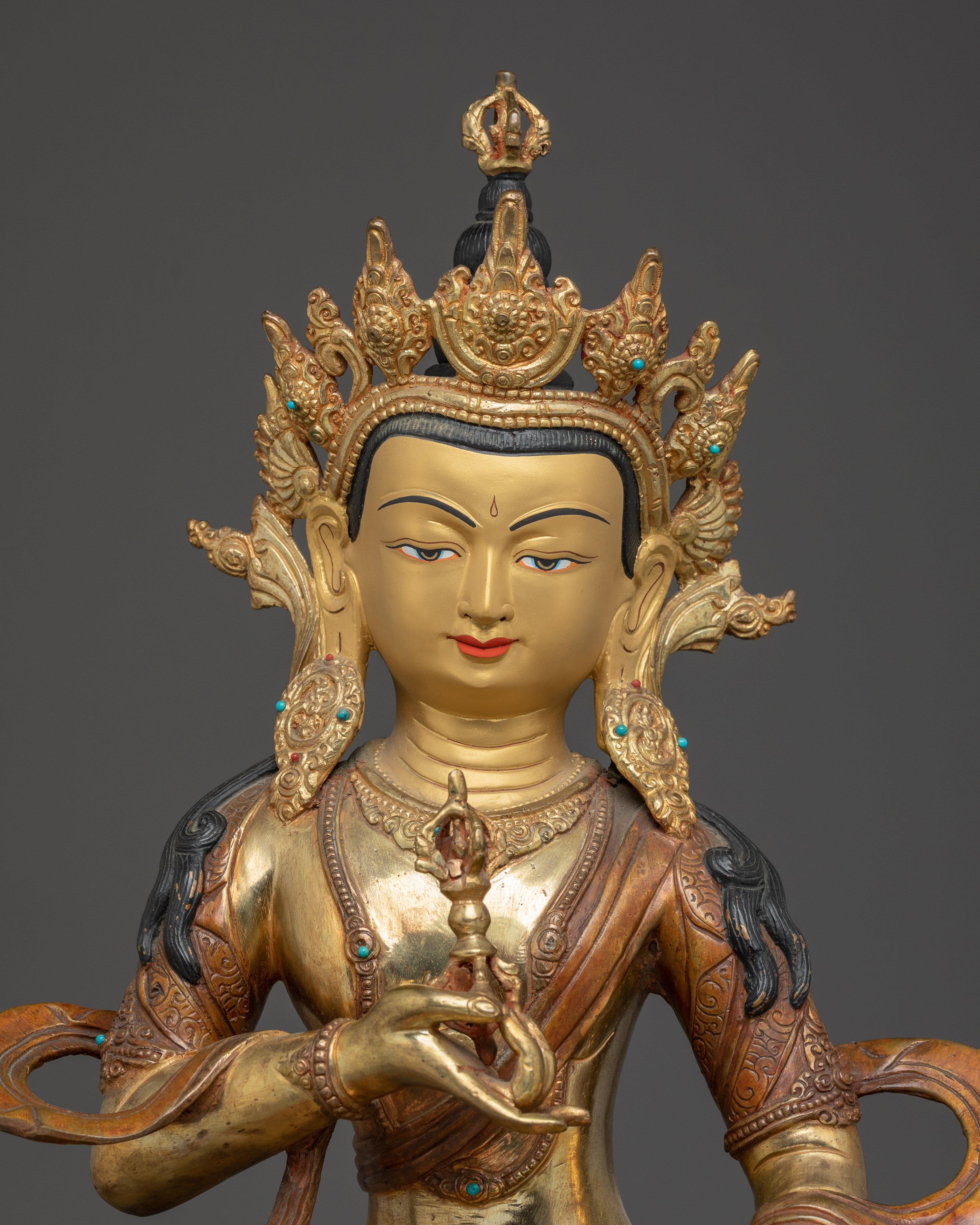 Handcrafted Dorje Sempa Figurine: The Deity of Ultimate Purification